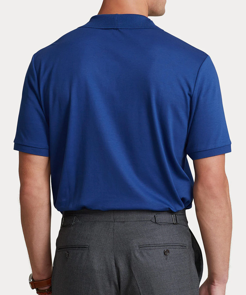 Polo Ralph Lauren Short Sleeve Classic Fit Soft Touch Pima Cotton Polo Shirt - Image 8