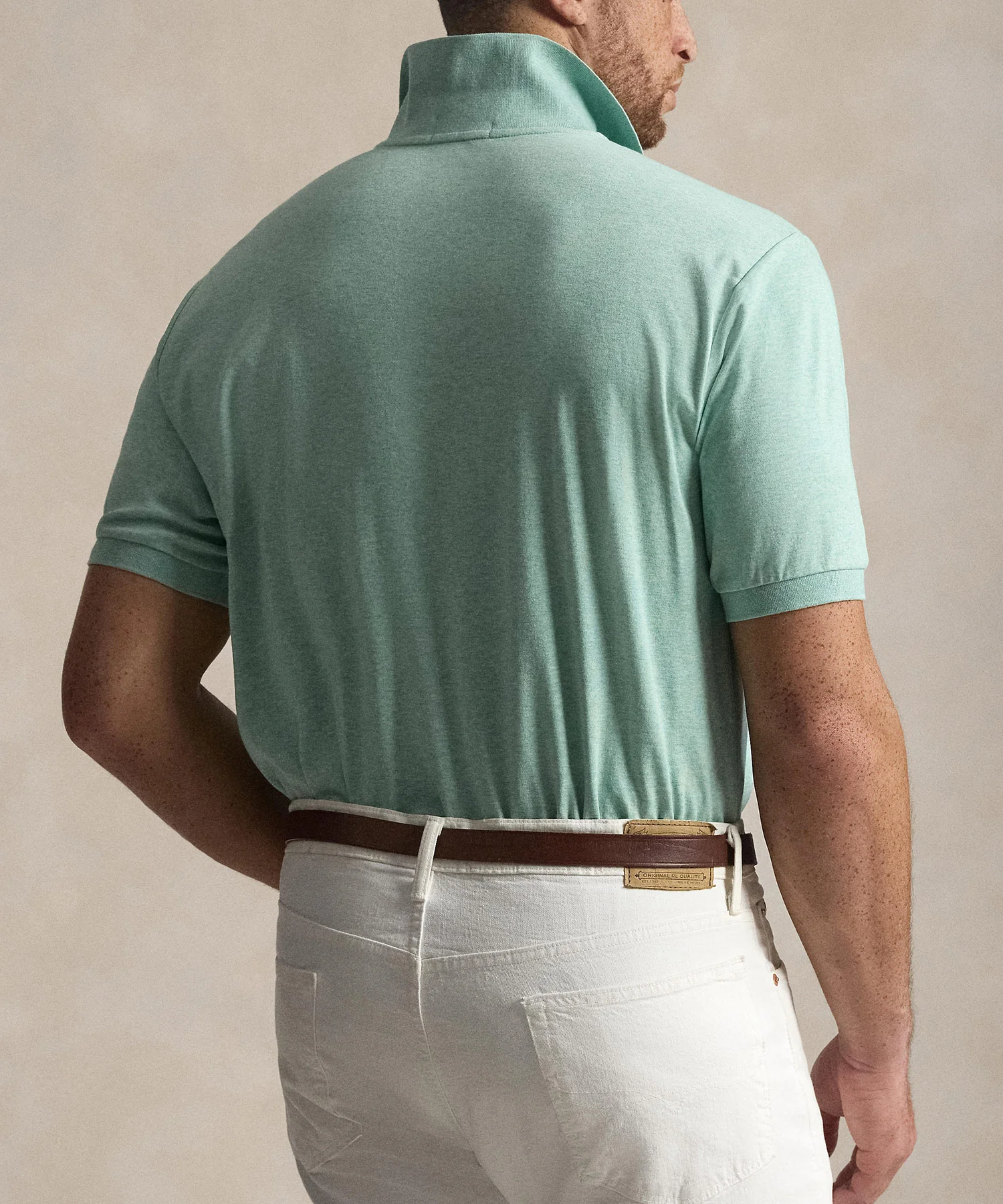 Polo Ralph Lauren Short Sleeve Classic Fit Soft Touch Pima Cotton Polo Shirt - Image 16