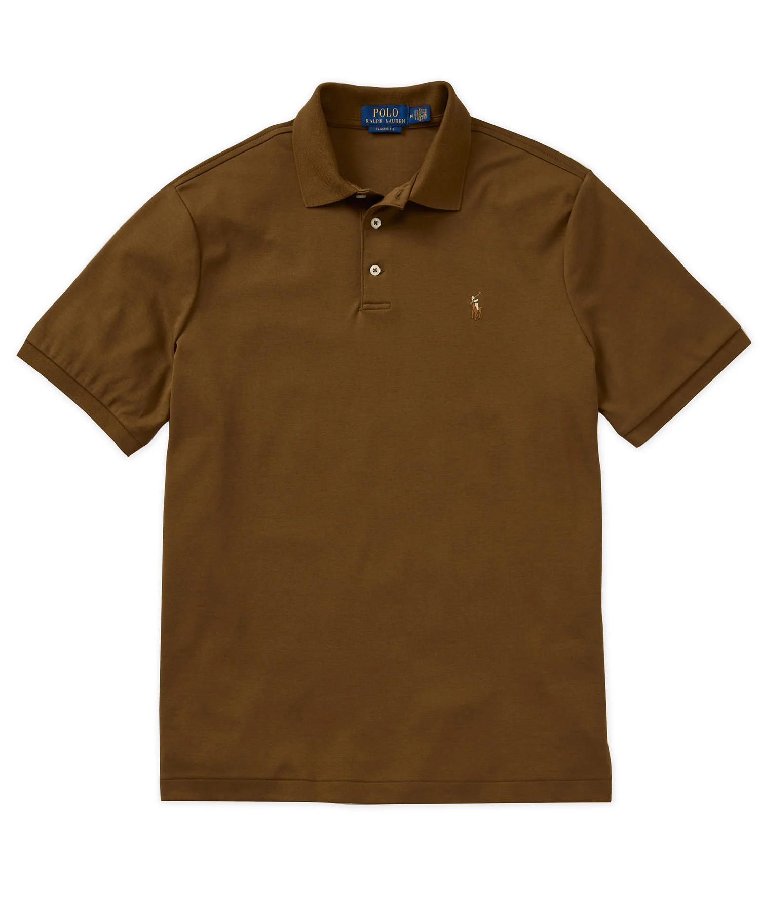 Polo Ralph Lauren Short Sleeve Classic Fit Soft Touch Pima Cotton Polo Shirt - Image 18