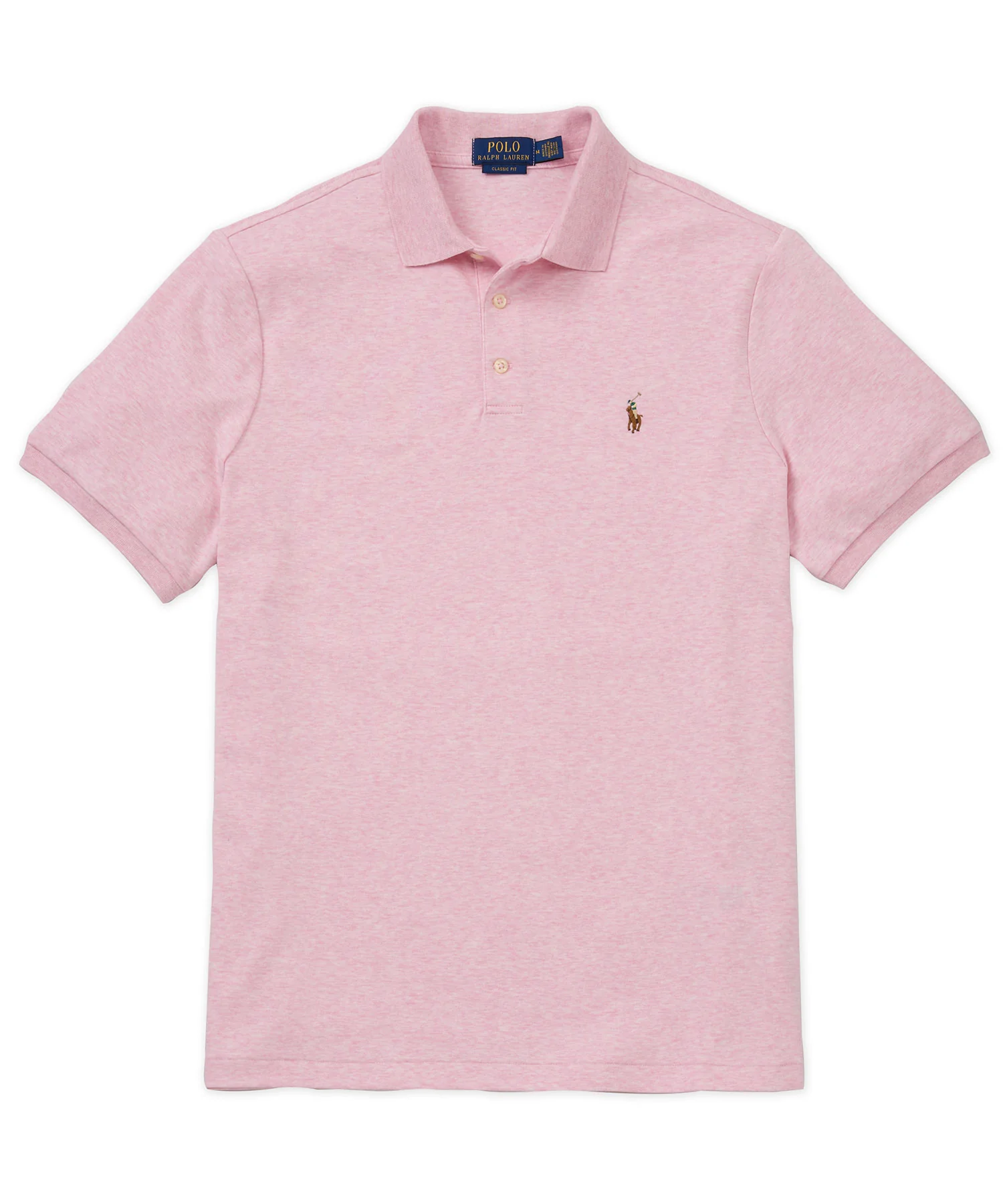 Polo Ralph Lauren Short Sleeve Classic Fit Soft Touch Pima Cotton Polo Shirt - Image 6