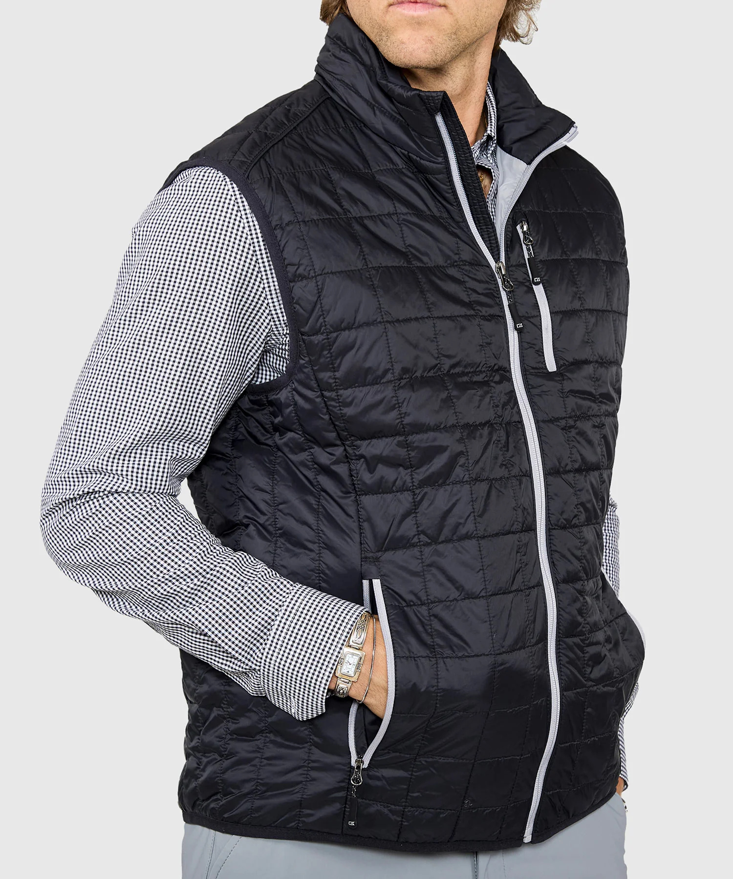 Cutter & Buck Rainier Insulated Packable Full-Zip Vest - Image 11