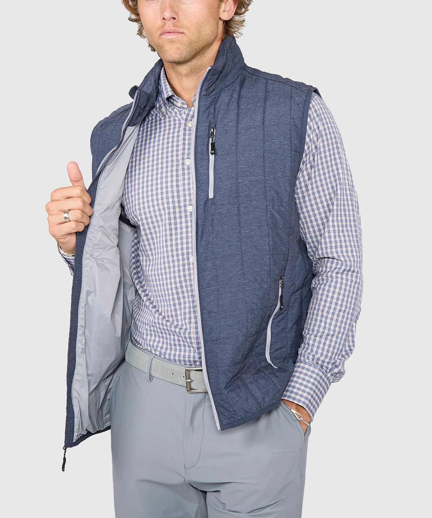 Cutter & Buck Rainier Insulated Packable Full-Zip Vest - Image 4
