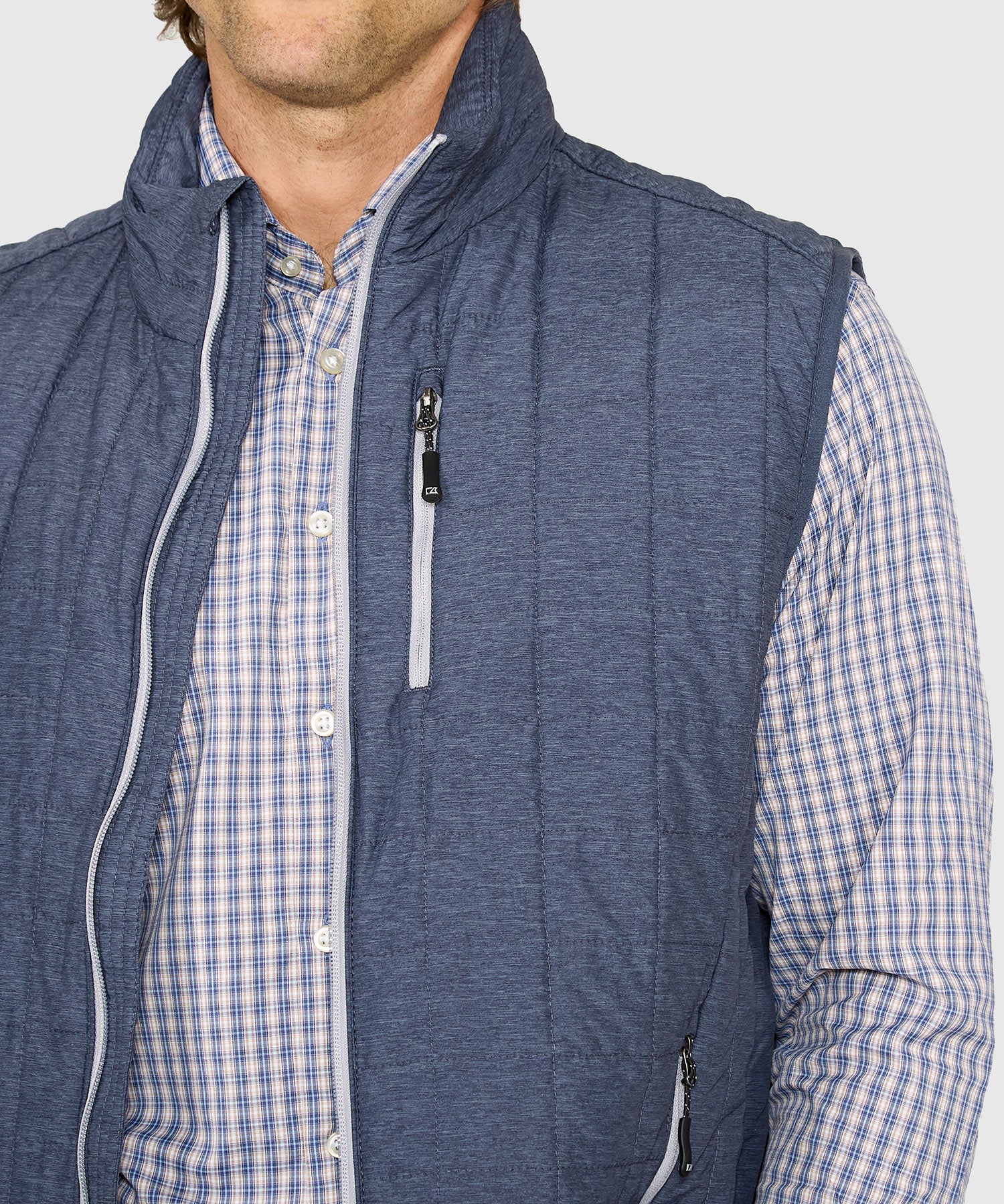 Cutter & Buck Rainier Insulated Packable Full-Zip Vest - Image 7