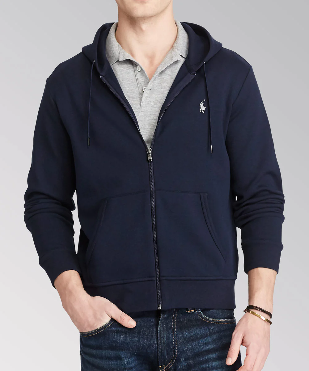 Polo Ralph Lauren Double-Knit Full-Zip Hoodie - Image 5