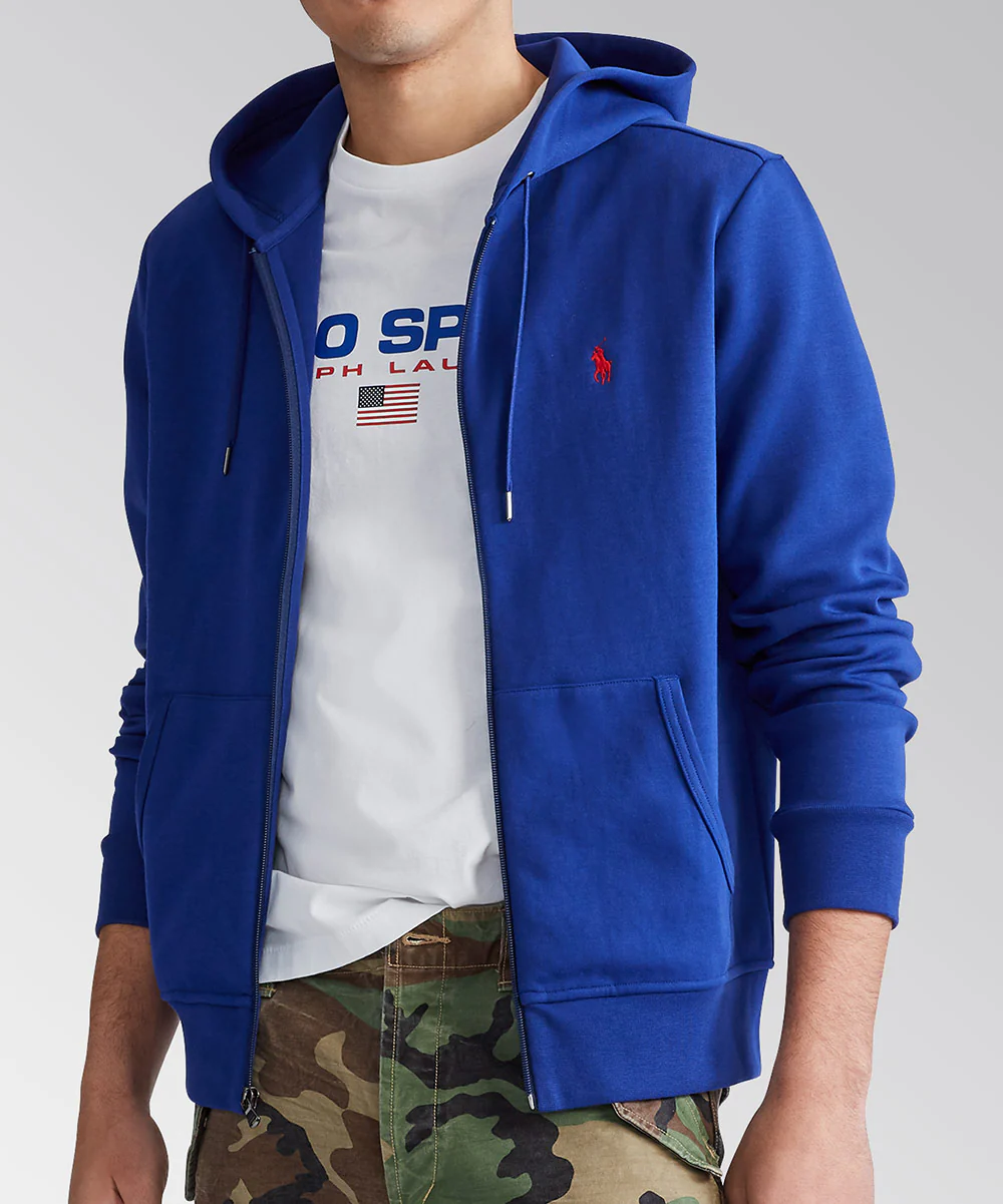 Polo Ralph Lauren Double-Knit Full-Zip Hoodie - Image 11