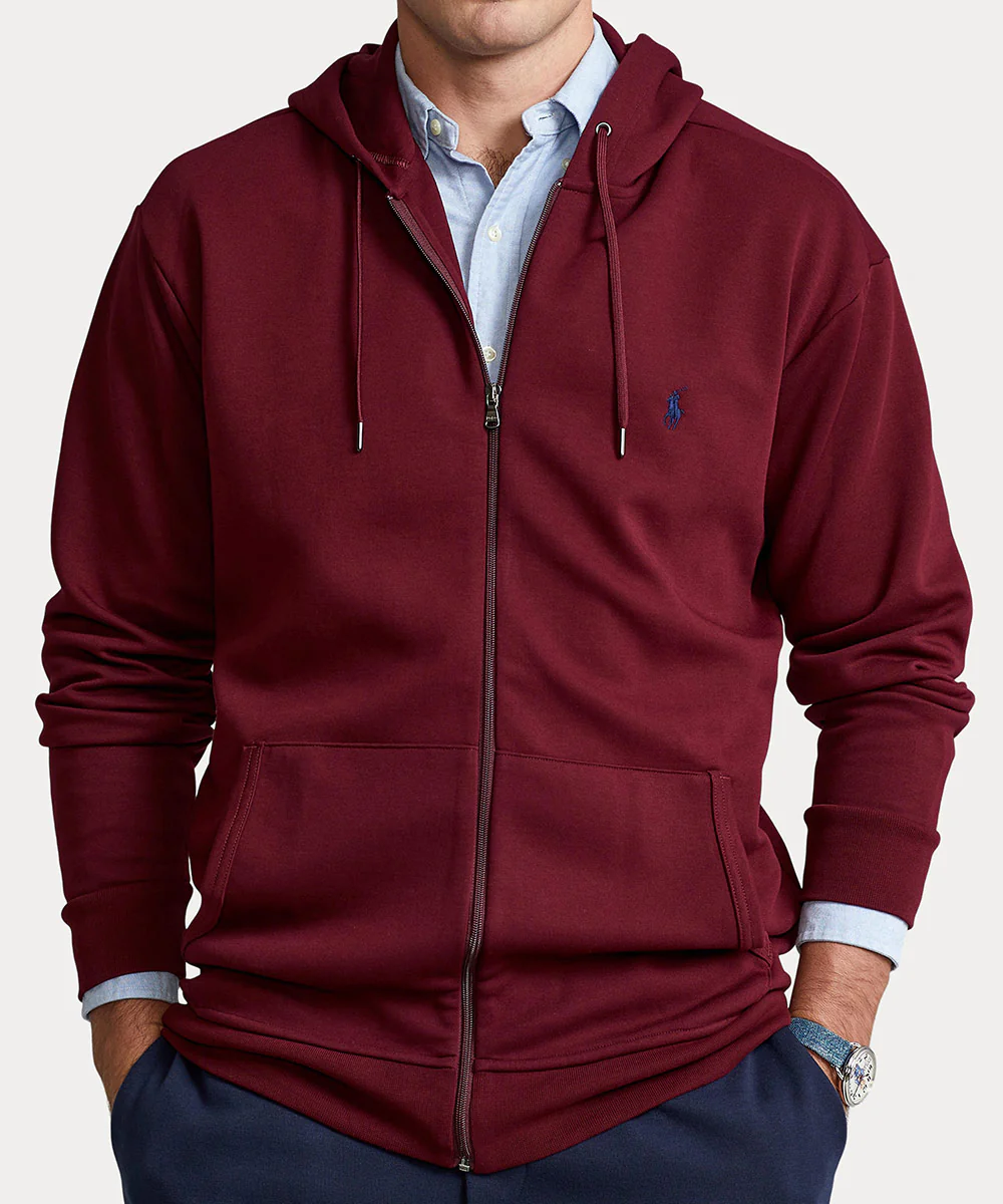 Polo Ralph Lauren Double-Knit Full-Zip Hoodie - Image 14
