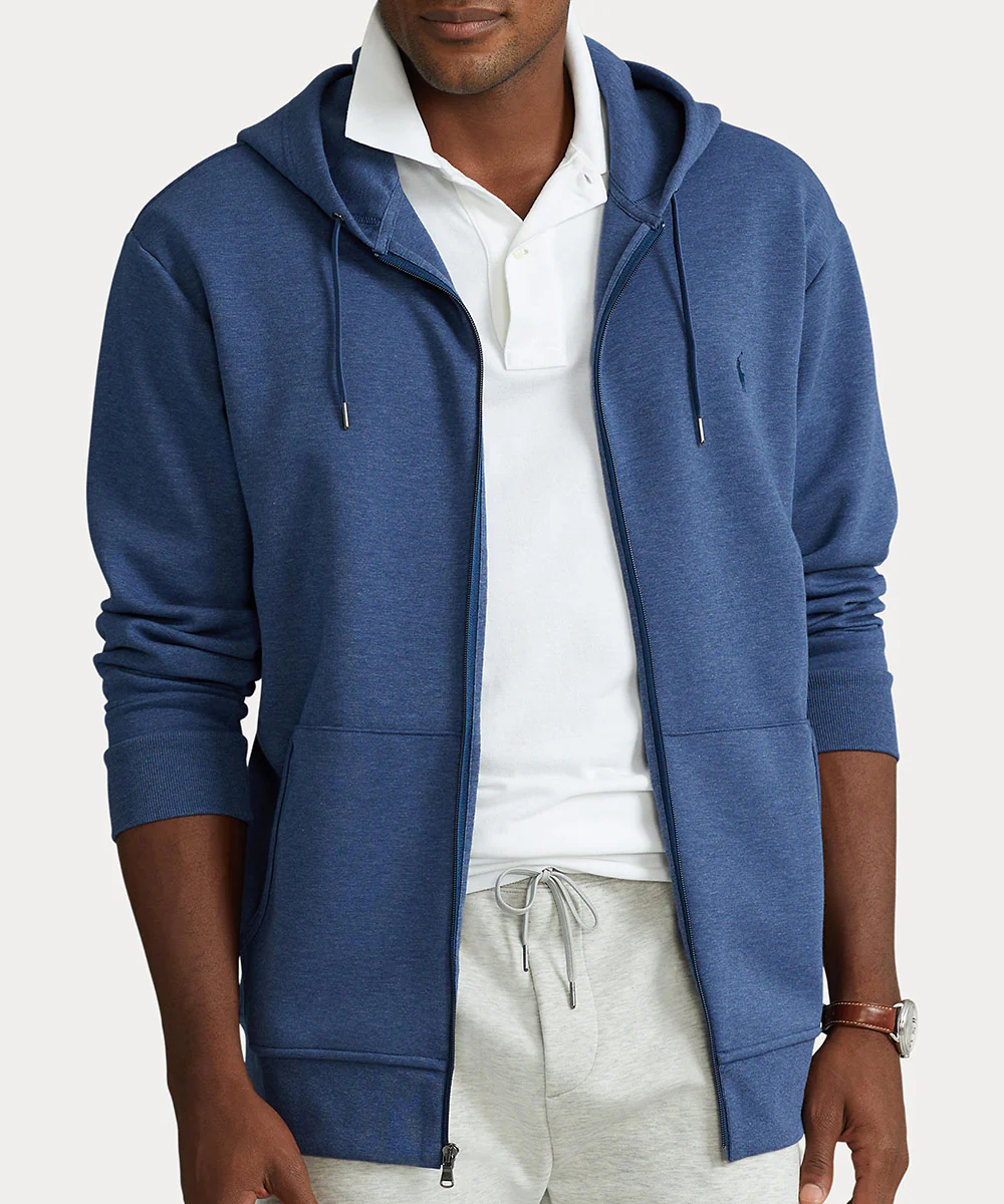 Polo Ralph Lauren Double-Knit Full-Zip Hoodie - Image 5