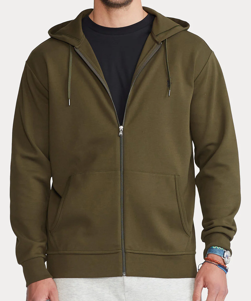 Polo Ralph Lauren Double-Knit Full-Zip Hoodie - Image 8