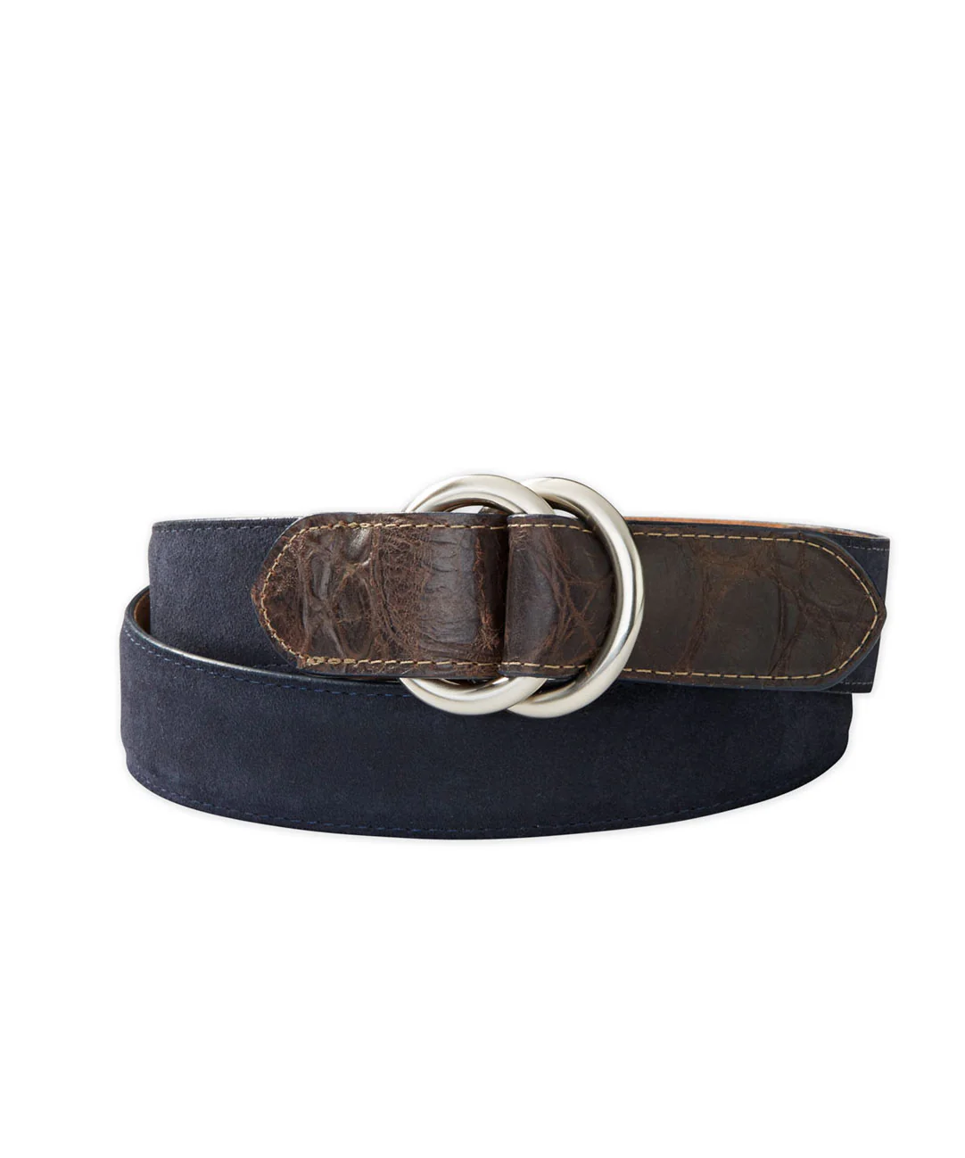 Westport Black Suede O-Ring Belt - Image 5