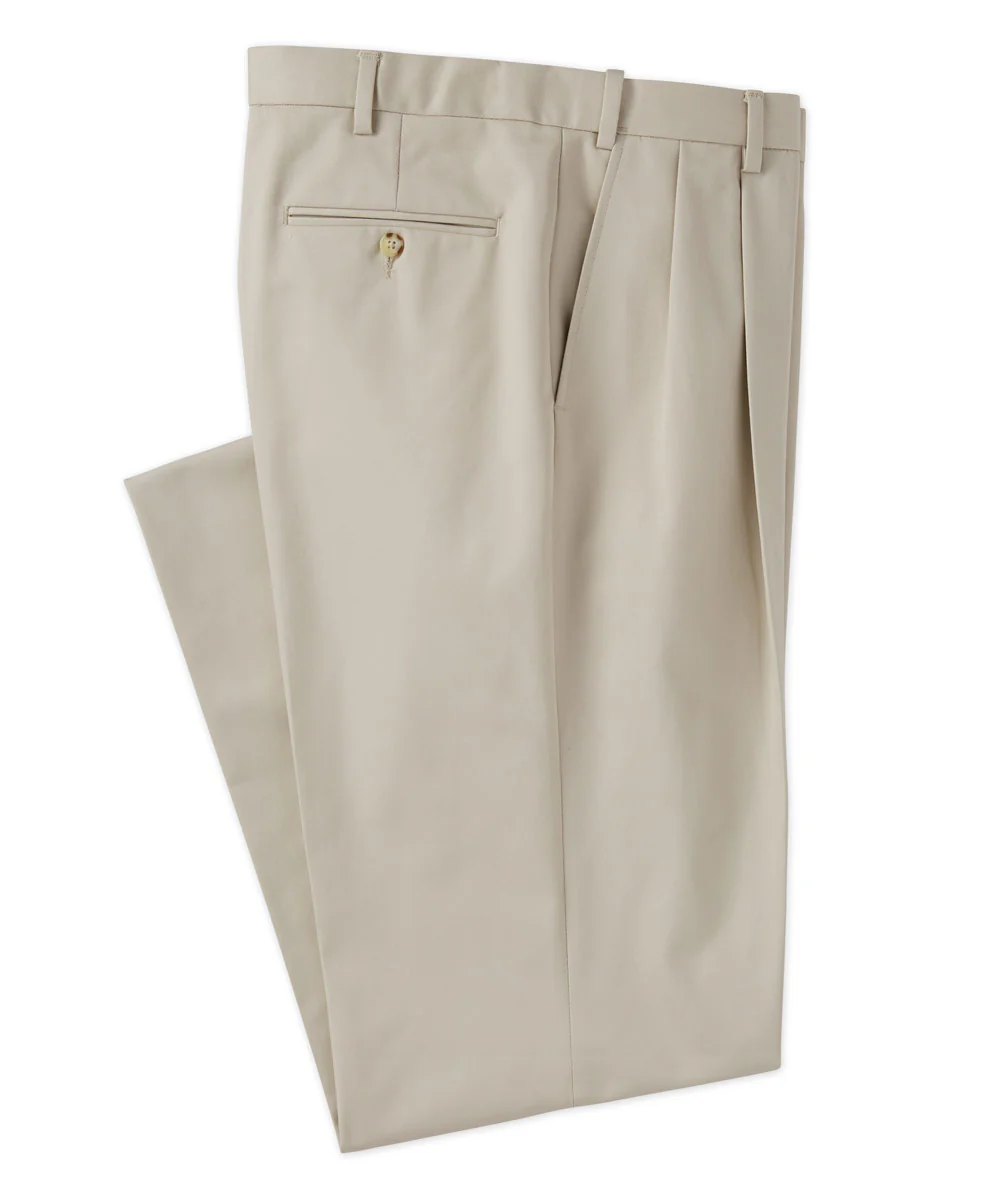 Westport 1989 Pleated Wrinkle-Free Twill Pants with Stretch Waistband - Image 3