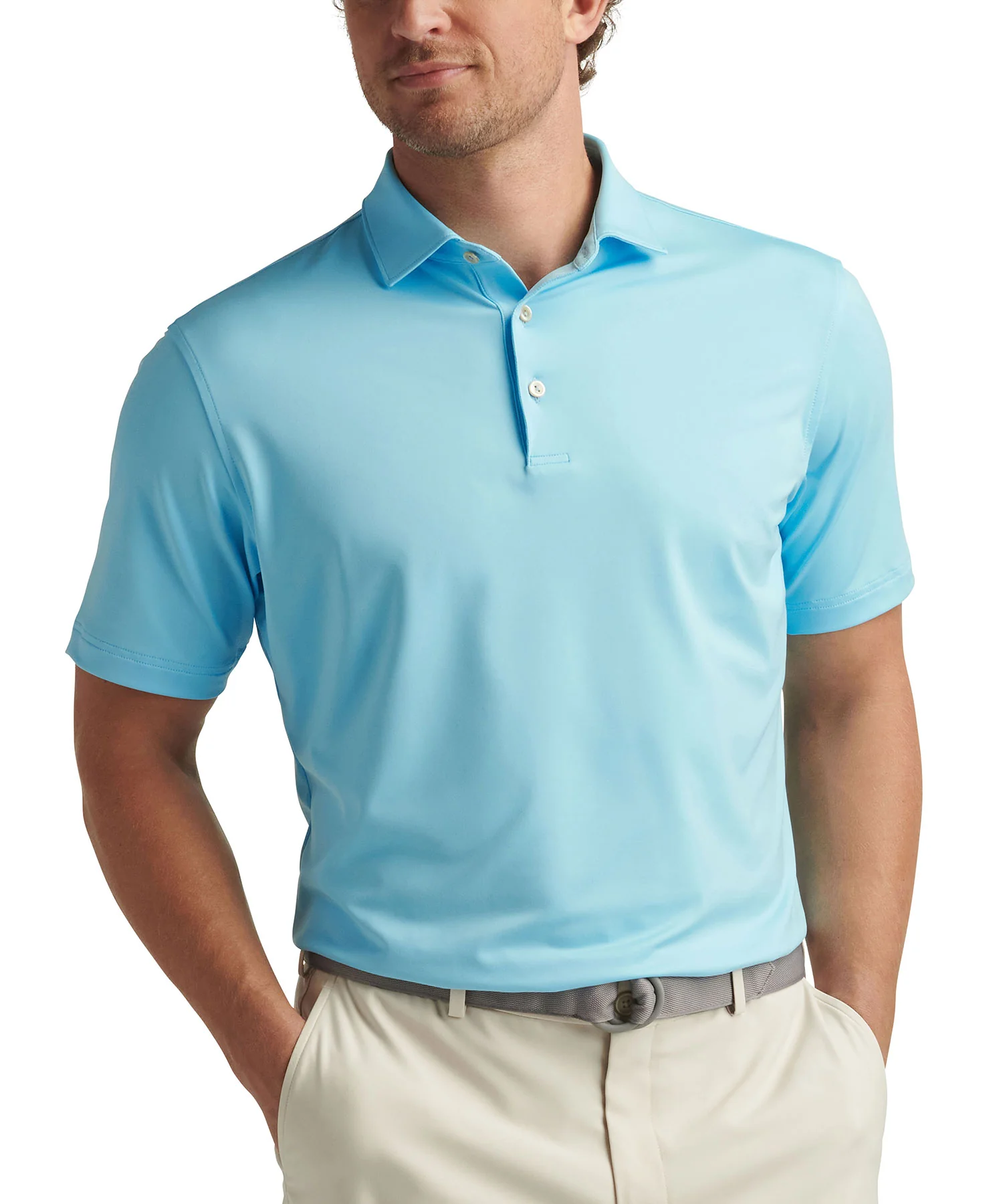 Peter Millar Solid Stretch Jersey Performance Polo Shirt - Image 26