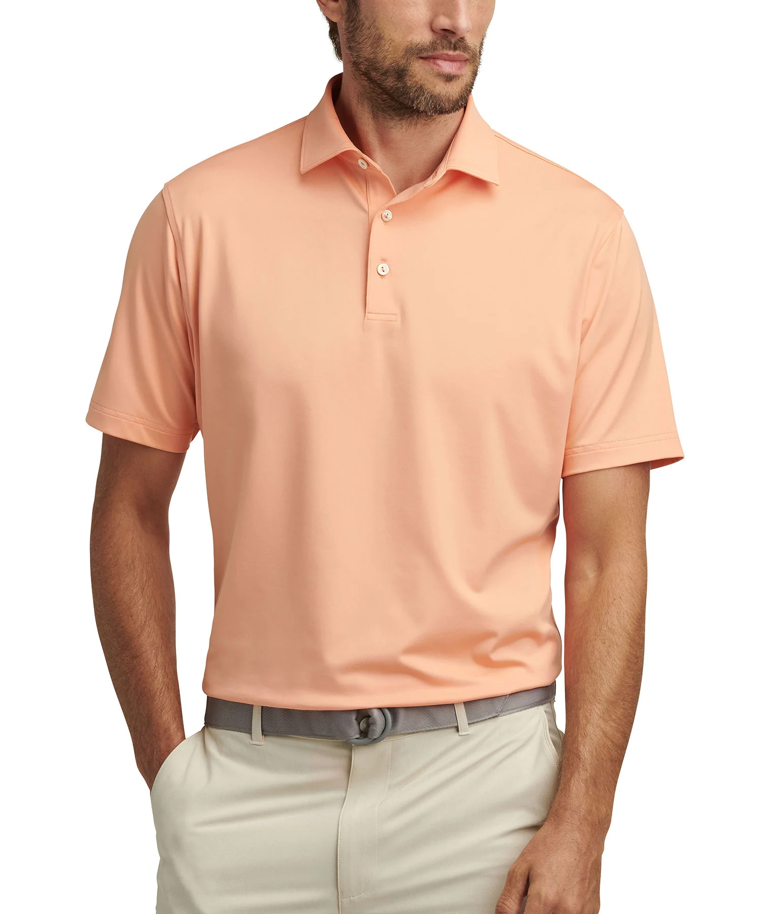 Peter Millar Solid Stretch Jersey Performance Polo Shirt - Image 31