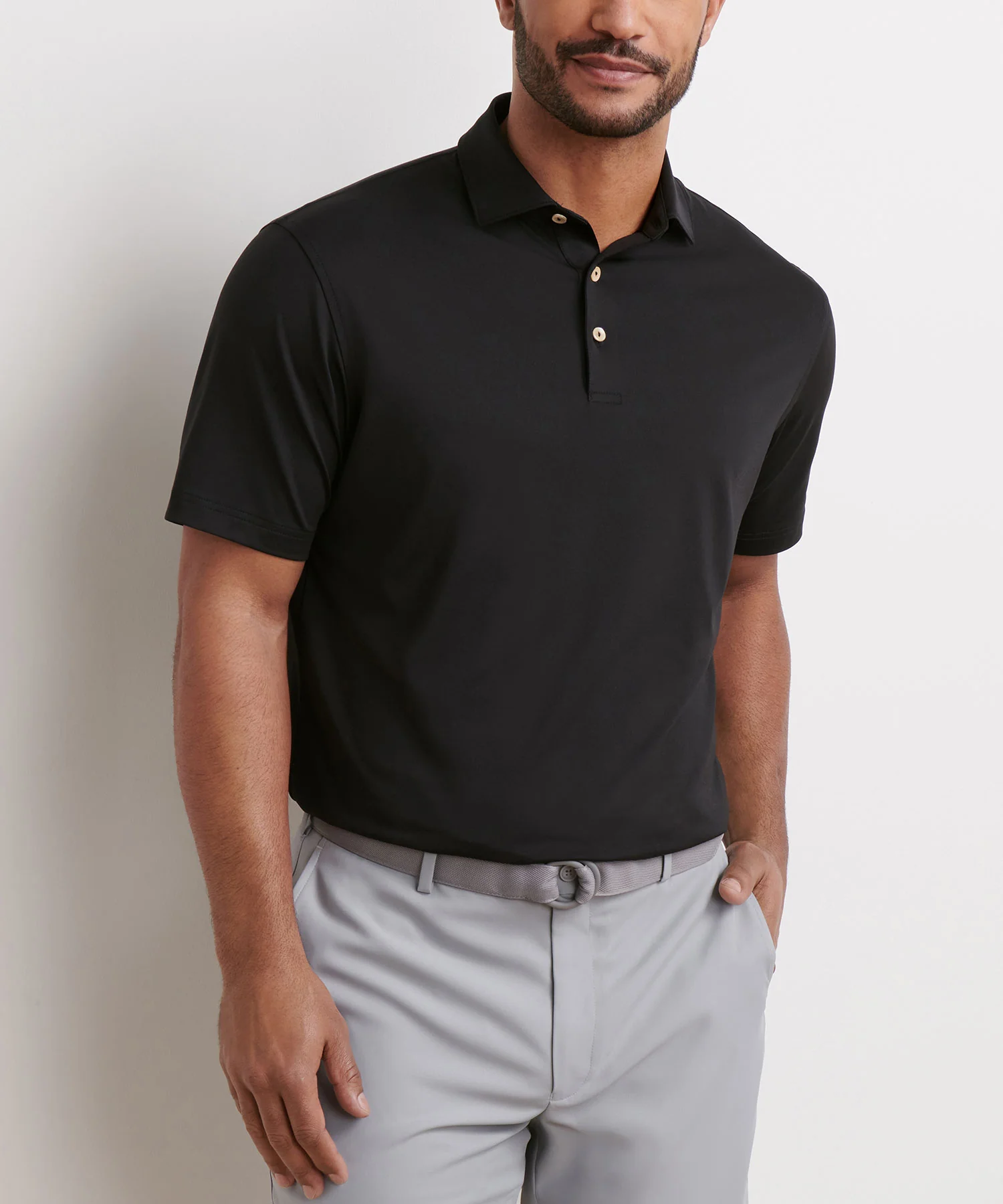 Peter Millar Solid Stretch Jersey Performance Polo Shirt - Image 5