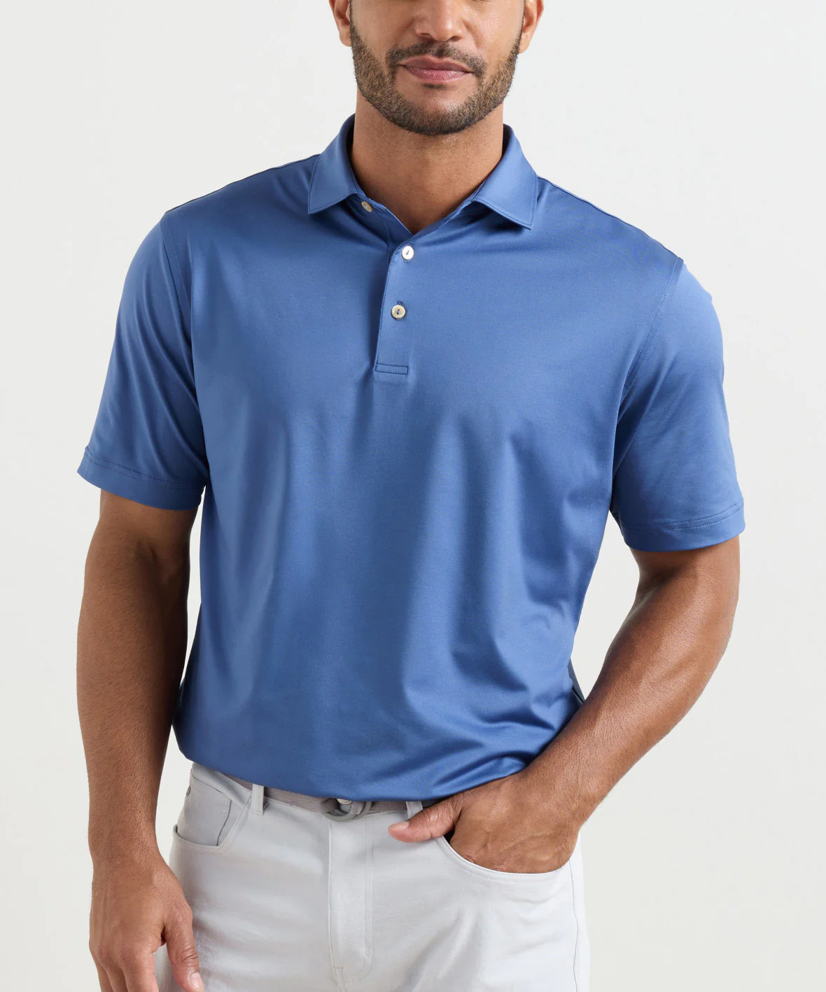 Peter Millar Solid Stretch Jersey Performance Polo Shirt - Image 64