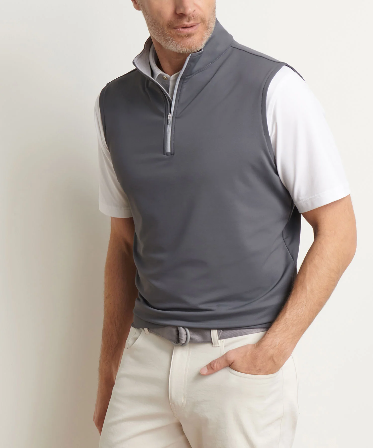 Peter Millar Galway Stretch Terry Quarter-Zip Vest - Image 12
