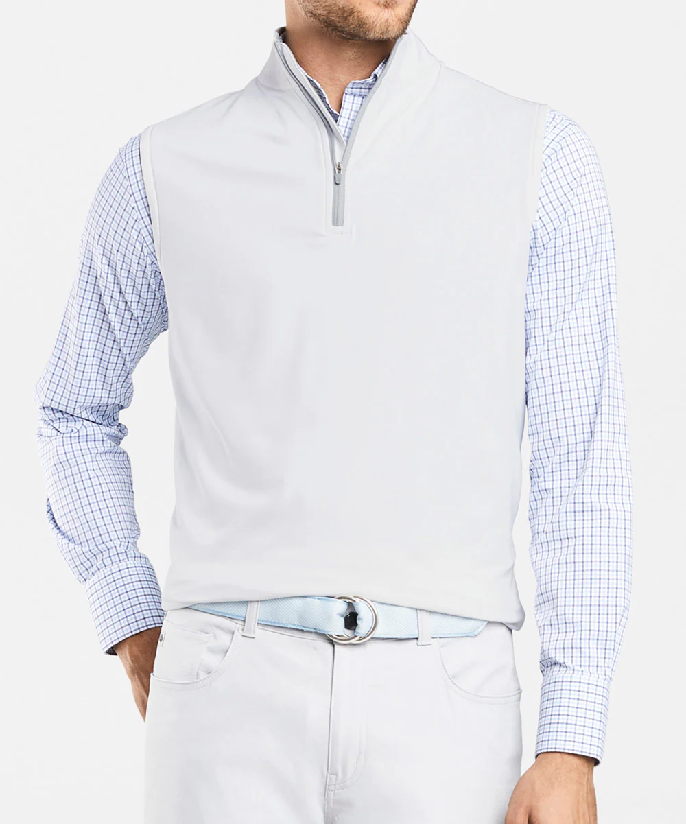 Peter Millar Galway Stretch Terry Quarter-Zip Vest - Image 18