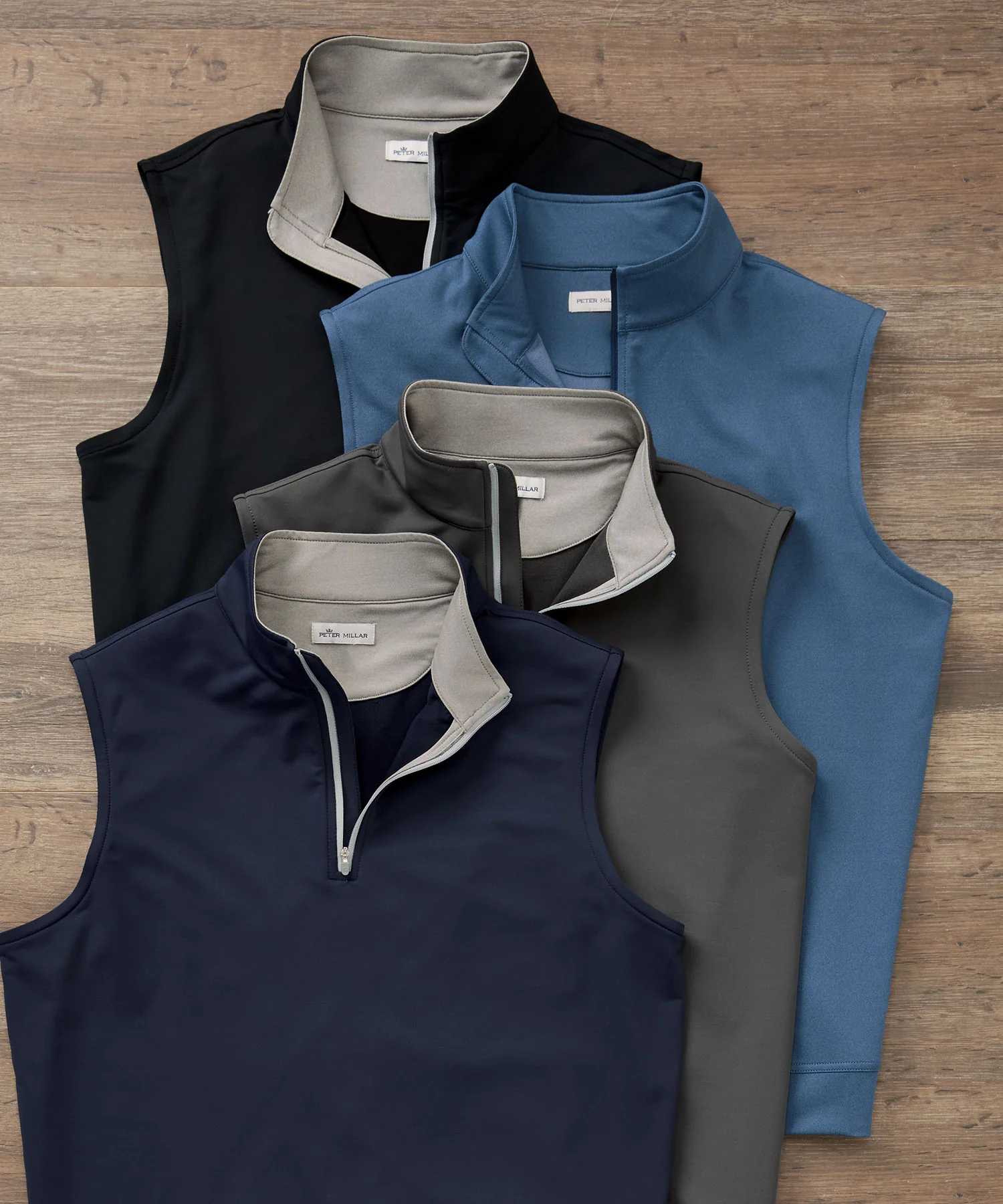 Peter Millar Galway Stretch Terry Quarter-Zip Vest - Image 5