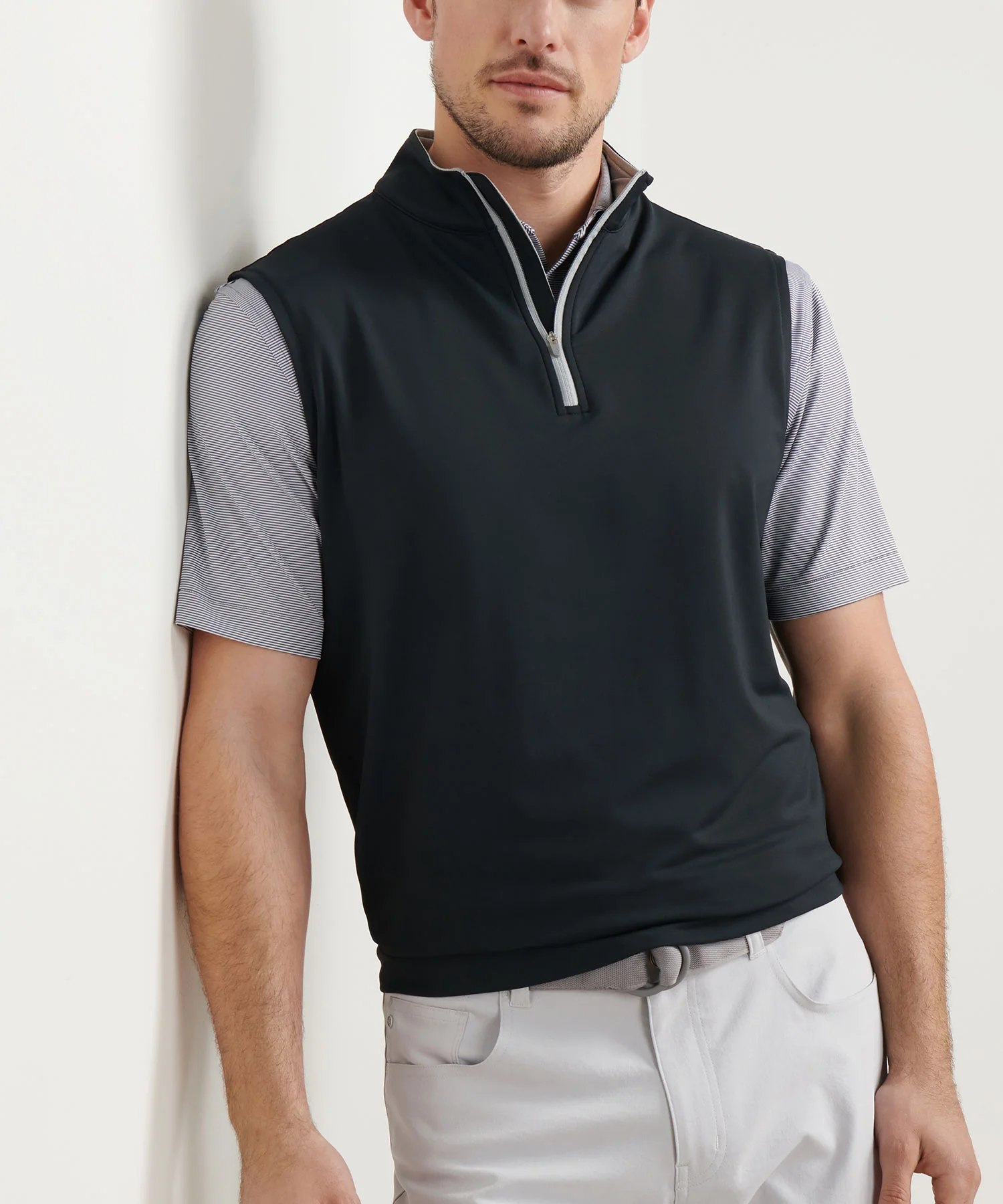 Peter Millar Galway Stretch Terry Quarter-Zip Vest - Image 9