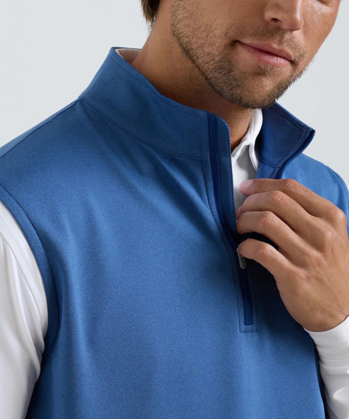 Peter Millar Galway Stretch Terry Quarter-Zip Vest - Image 16