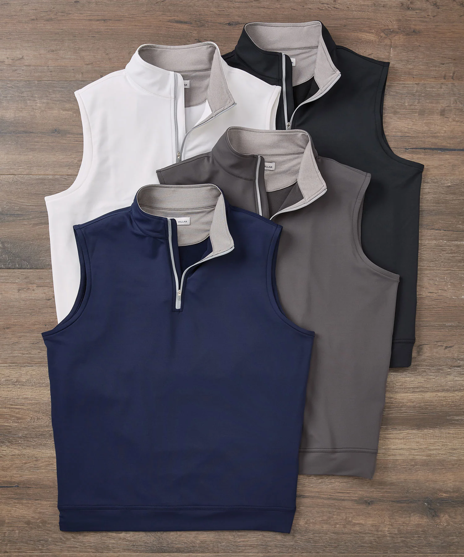 Peter Millar Galway Stretch Terry Quarter-Zip Vest - Image 5