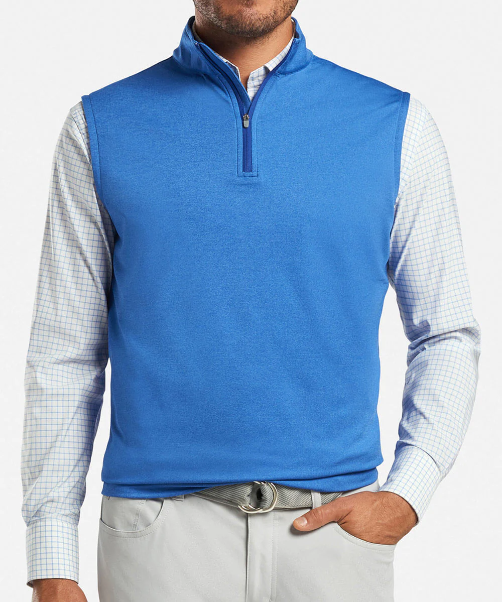 Peter Millar Galway Stretch Terry Quarter-Zip Vest - Image 7