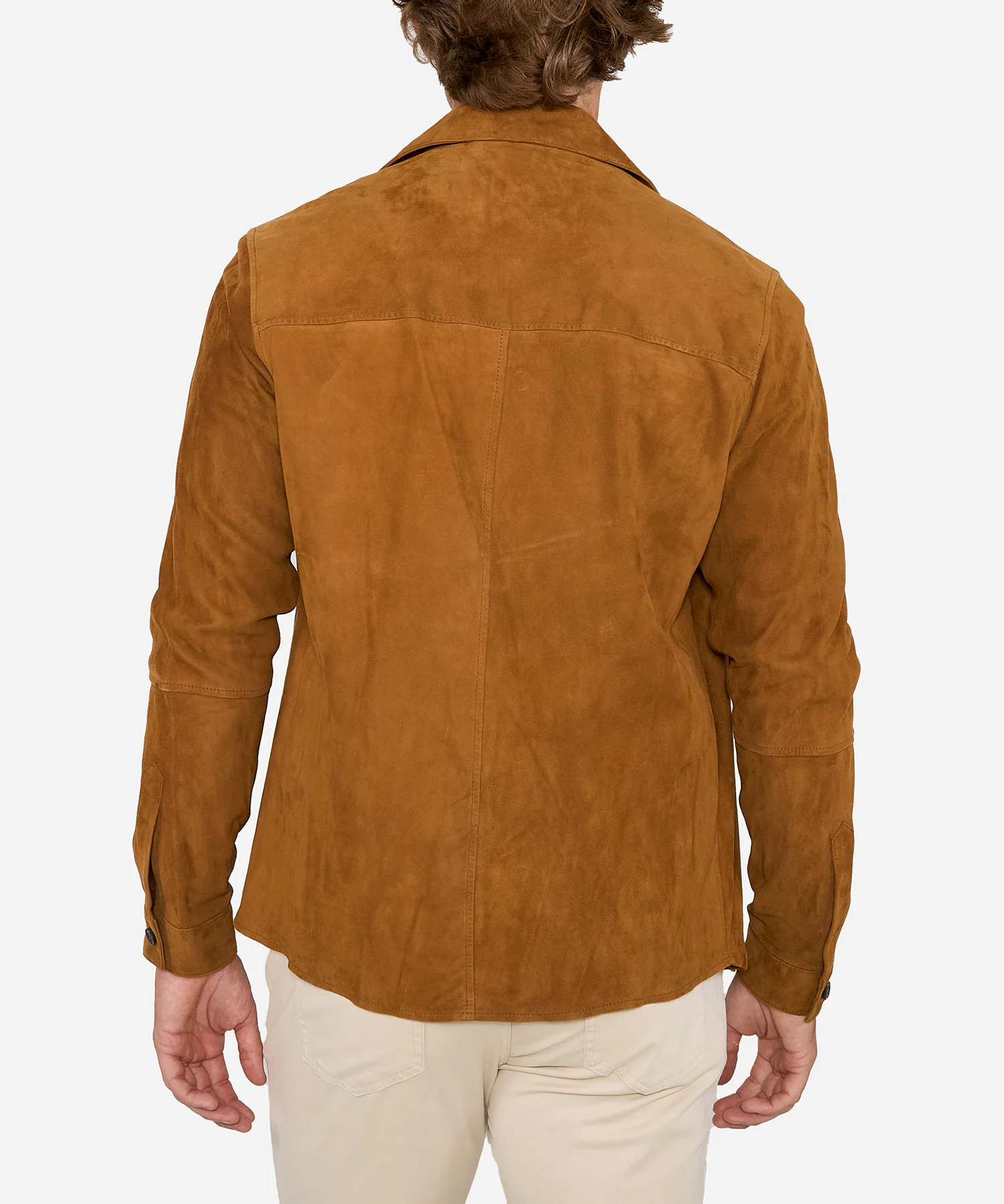 Westport Black Italian Goat Suede Shirt Jacket - Image 19