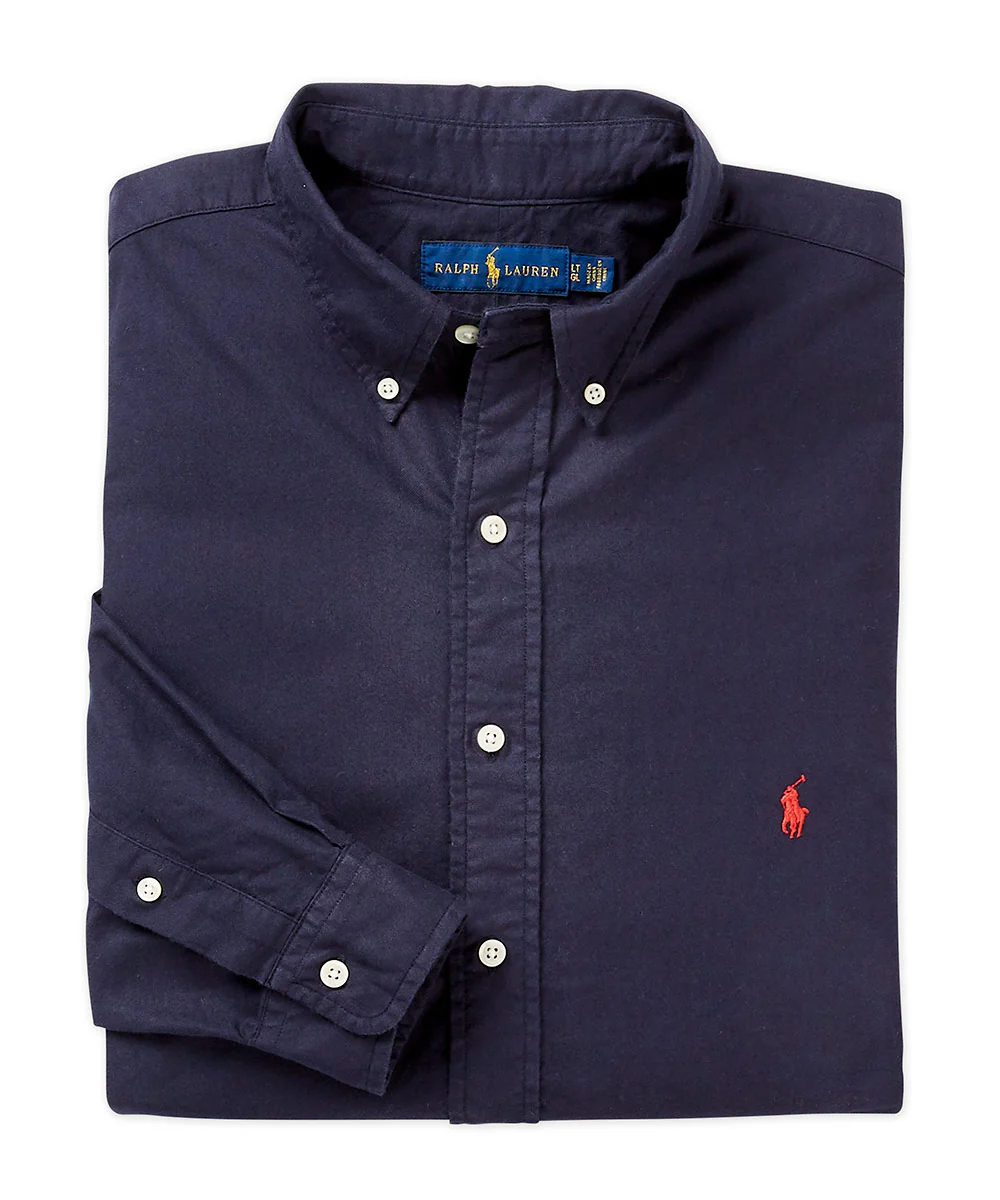 Polo Ralph Lauren Long Sleeve Garment Dyed Oxford Sport Shirt - Image 9