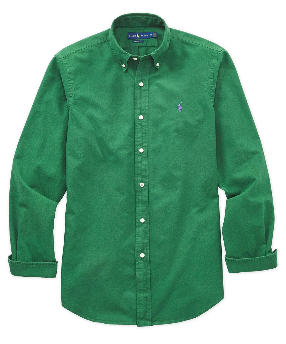 Polo Ralph Lauren Long Sleeve Garment Dyed Oxford Sport Shirt - Image 10