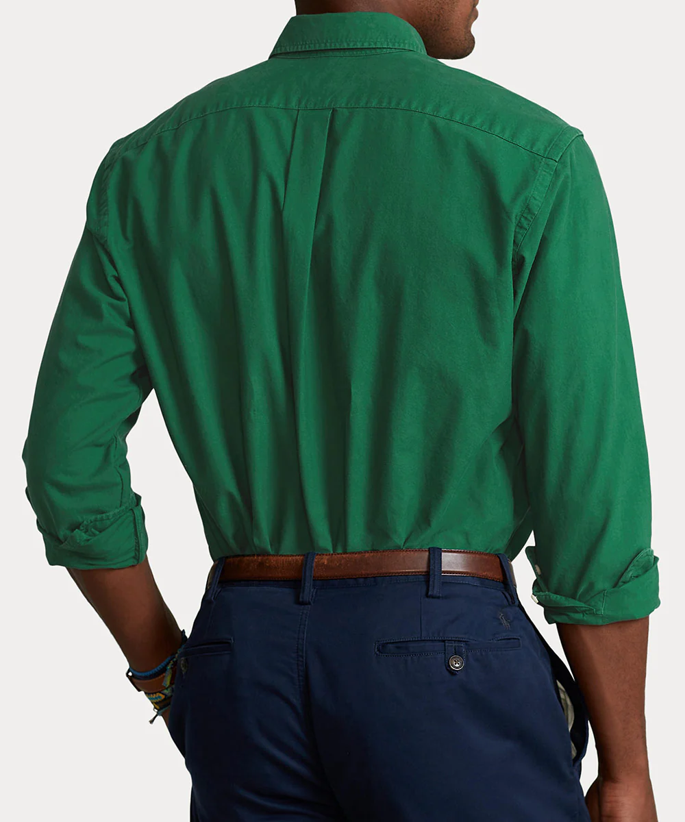 Polo Ralph Lauren Long Sleeve Garment Dyed Oxford Sport Shirt - Image 12