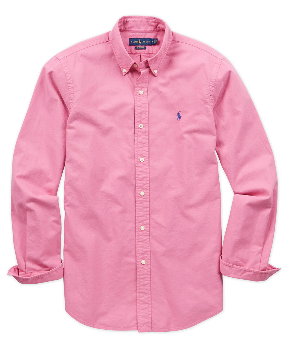 Polo Ralph Lauren Long Sleeve Garment Dyed Oxford Sport Shirt - Image 16