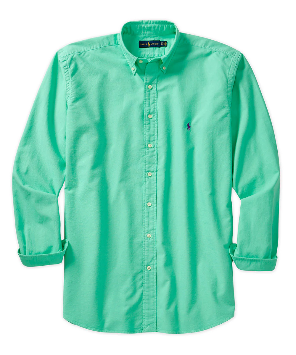 Polo Ralph Lauren Long Sleeve Garment Dyed Oxford Sport Shirt - Image 19