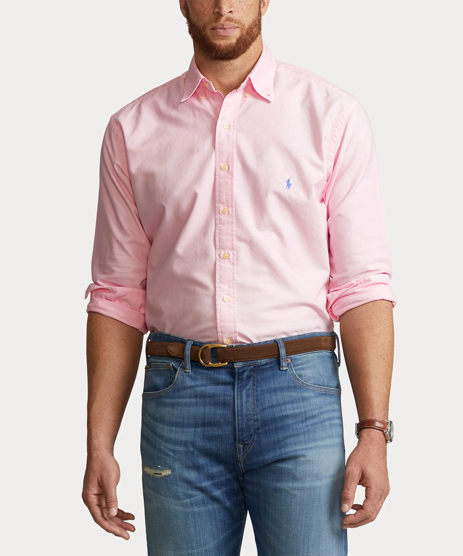 Polo Ralph Lauren Long Sleeve Garment Dyed Oxford Sport Shirt - Image 9