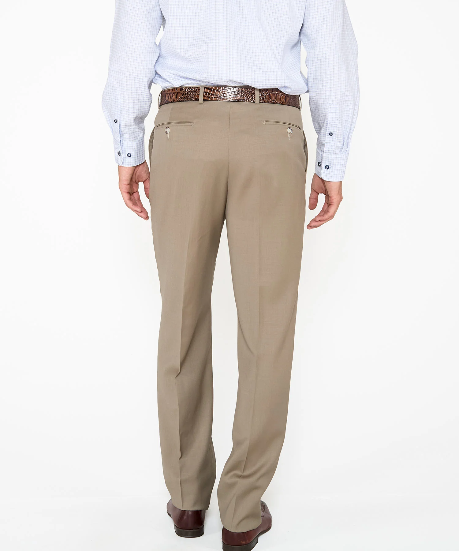 Ballin Flat Front Gabardine Trousers - Image 12