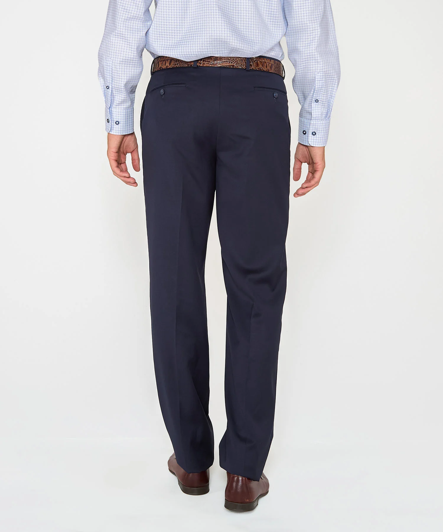 Ballin Flat Front Gabardine Trousers - Image 4