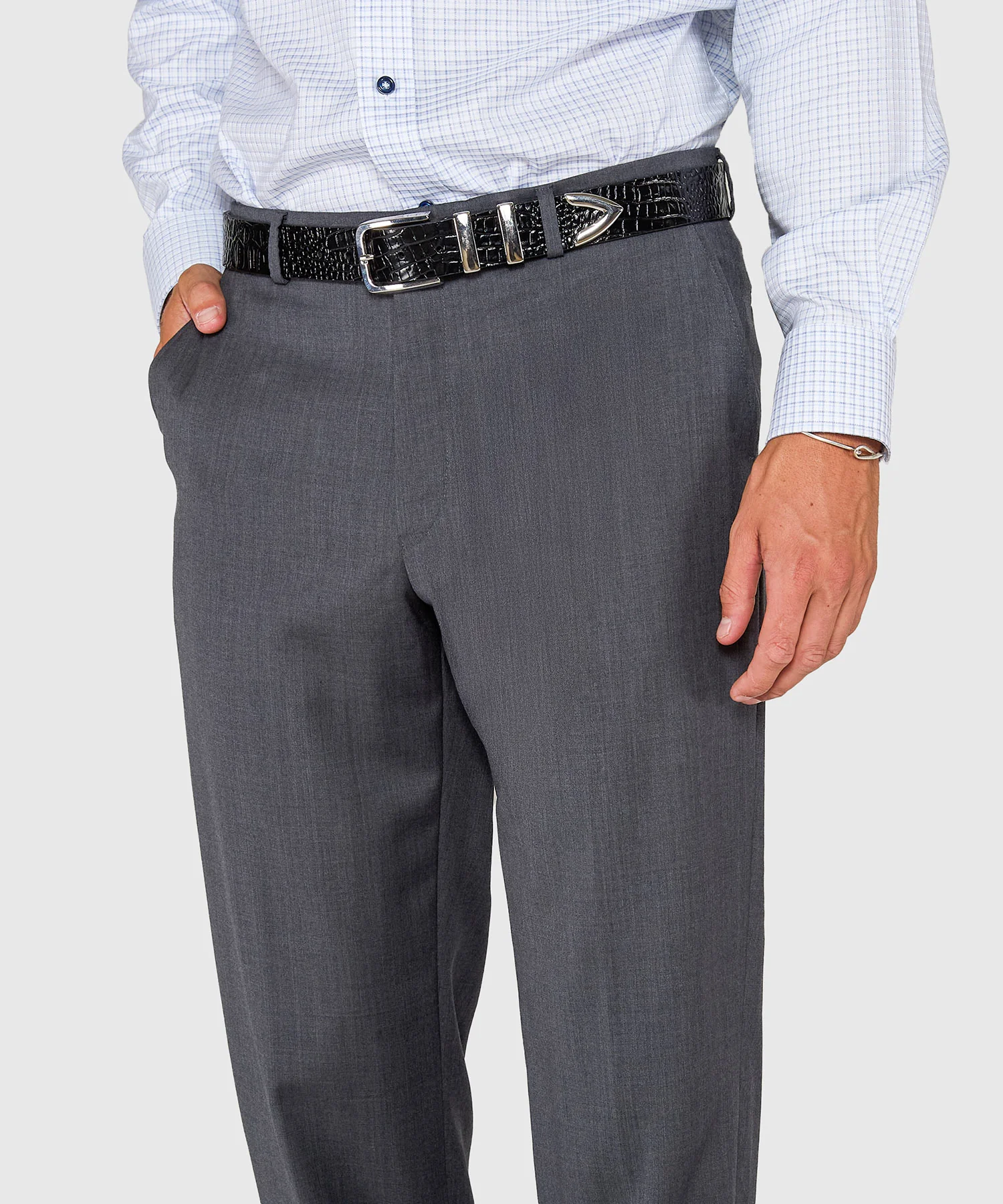 Ballin Flat Front Gabardine Trousers - Image 7