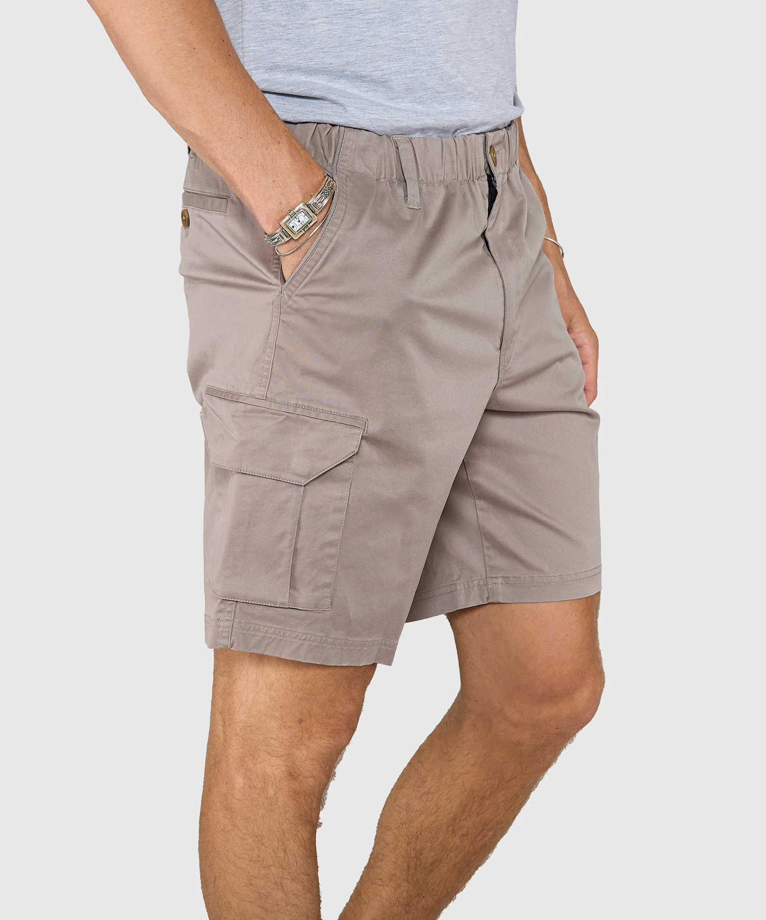 Westport 1989 Stretch Twill Elastic Waist Cargo Shorts - Image 21