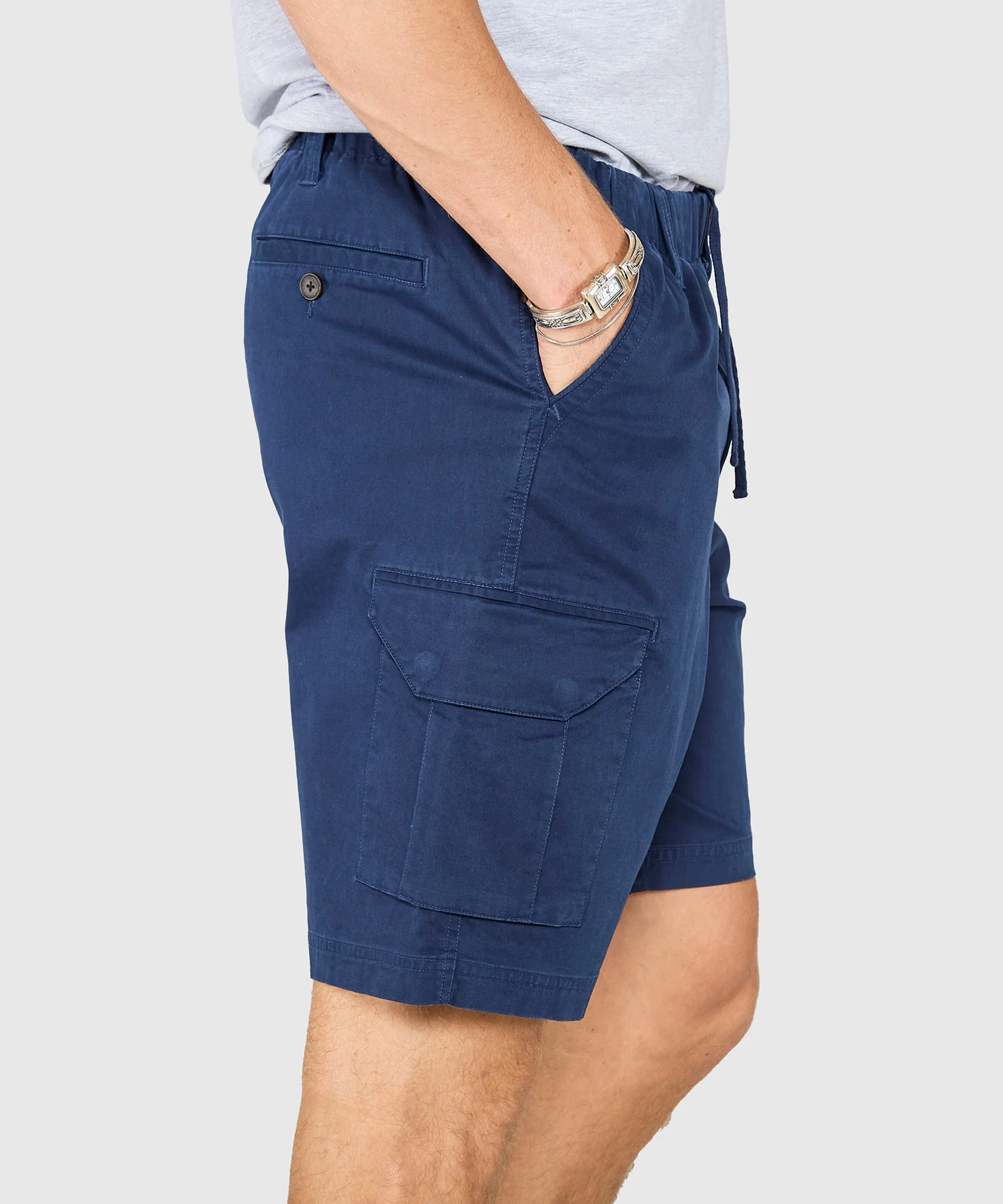 Westport 1989 Stretch Twill Elastic Waist Cargo Shorts - Image 29