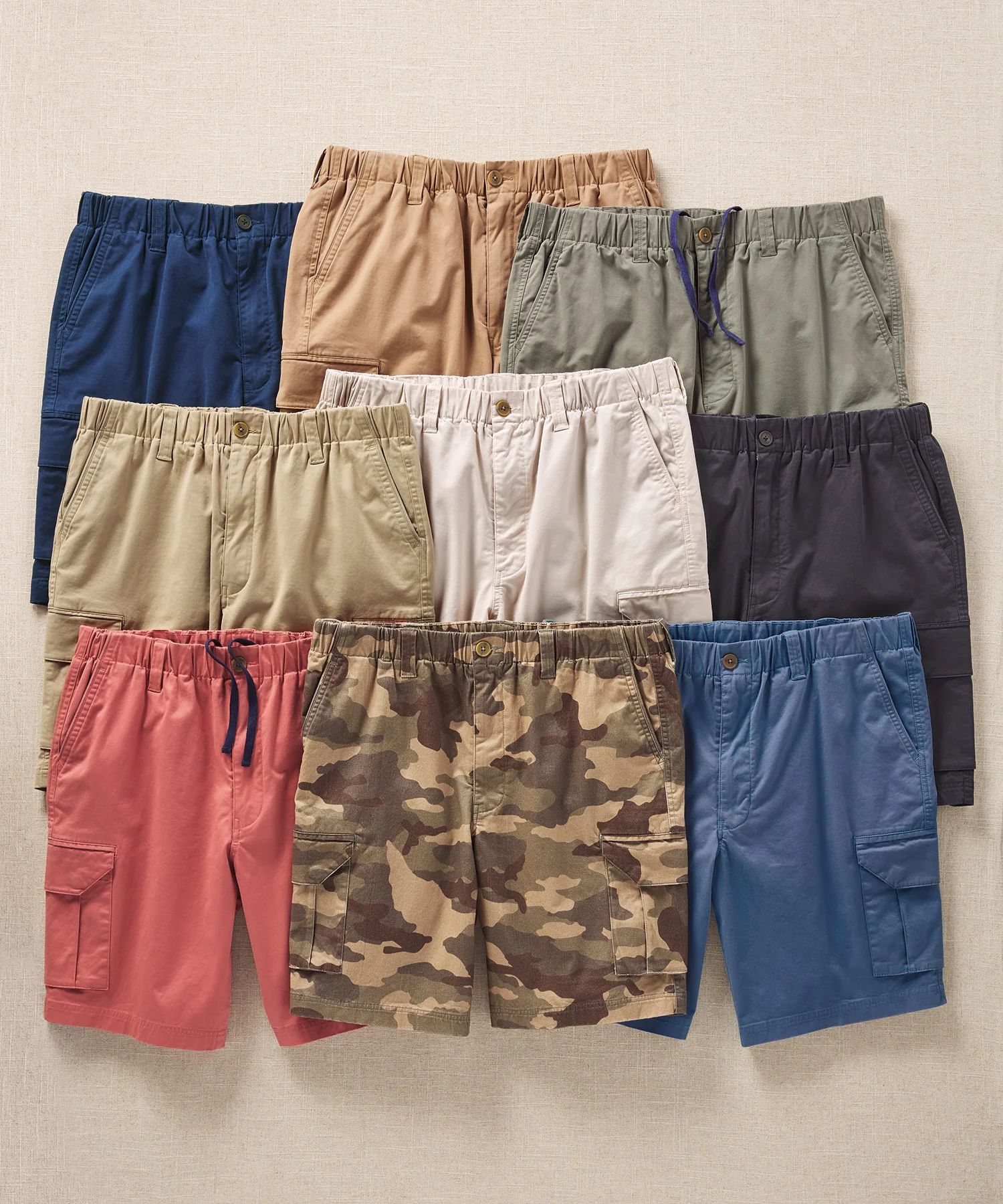 Westport 1989 Stretch Twill Elastic Waist Cargo Shorts - Image 2