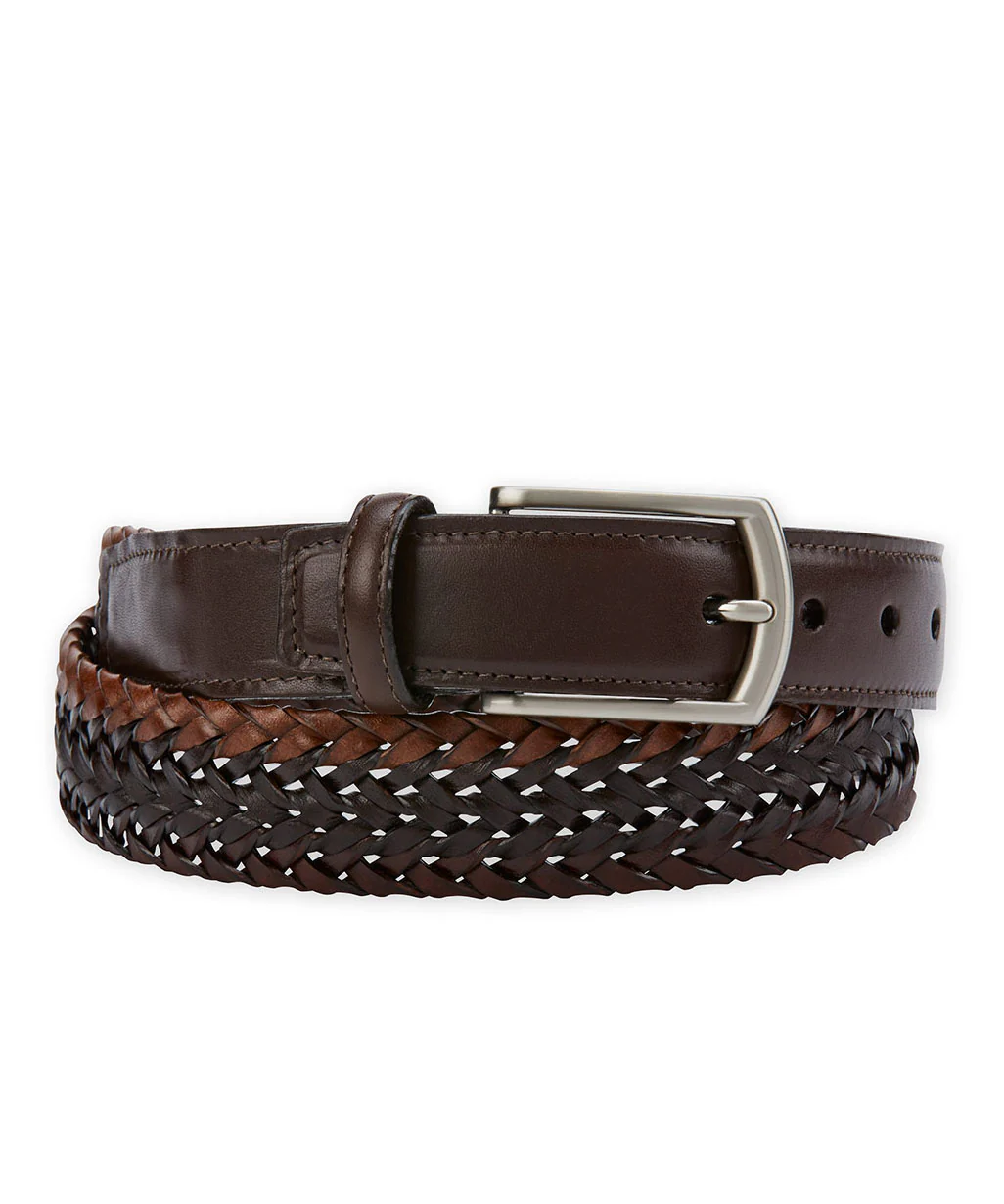 Italian Tri-Color Braided Belt - Image 3