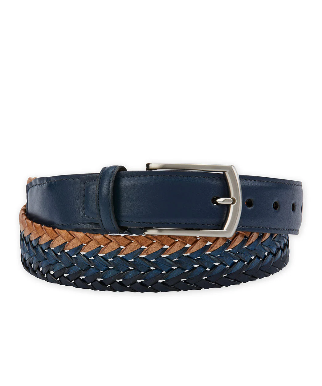 Italian Tri-Color Braided Belt - Image 4