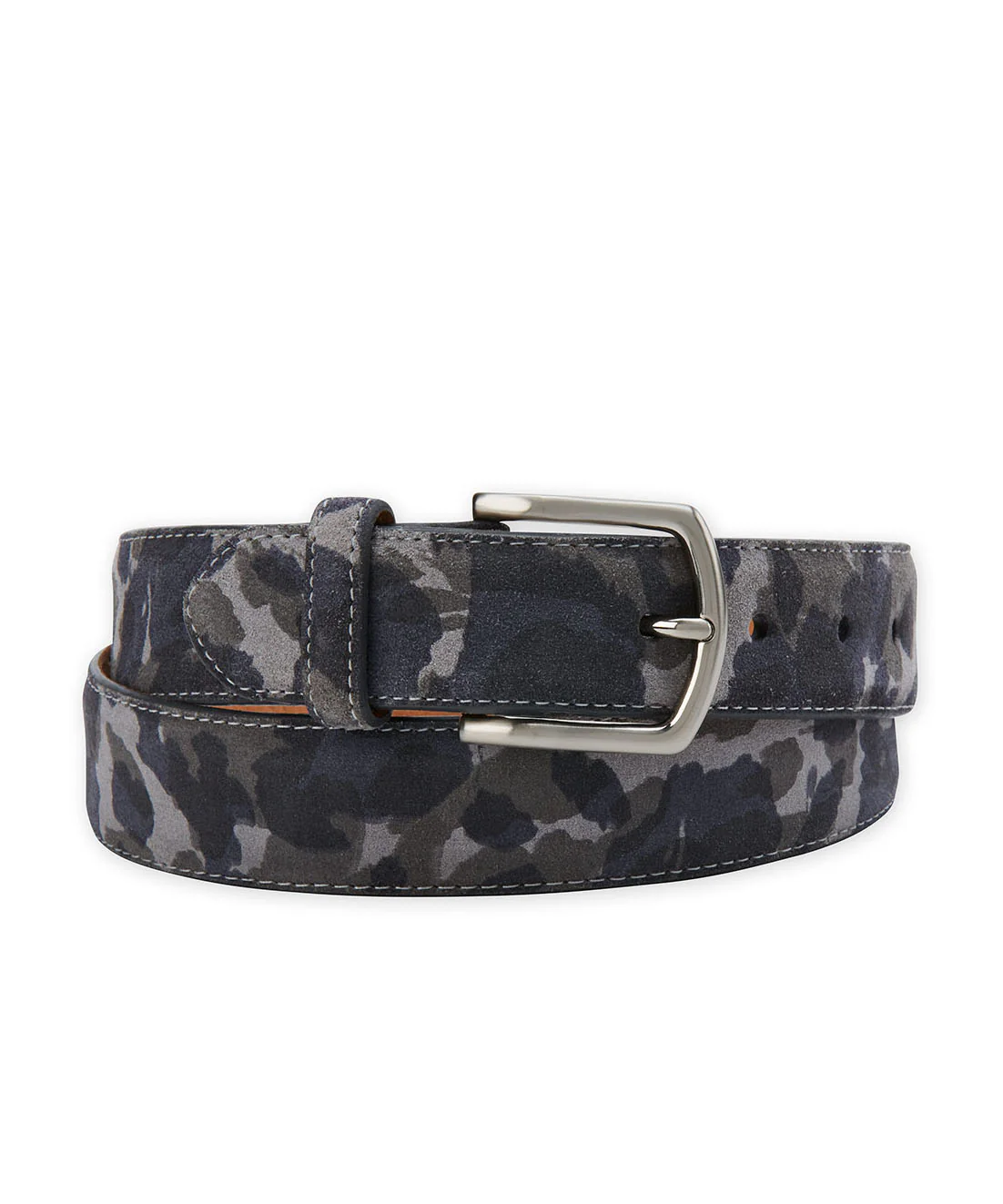 Westport Black Camo Print Leather Belt - Image 4