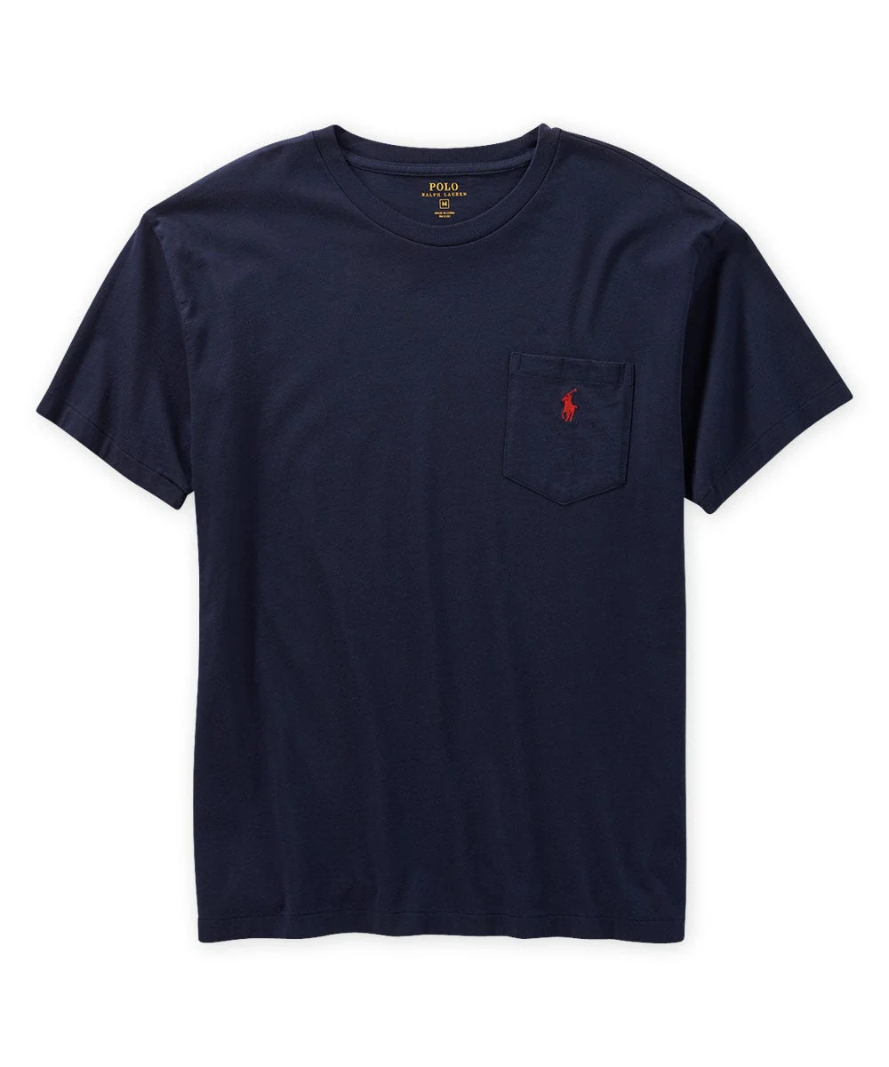 Polo Ralph Lauren Short Sleeve Solid Pocket Crewneck Tee Shirt - Image 12