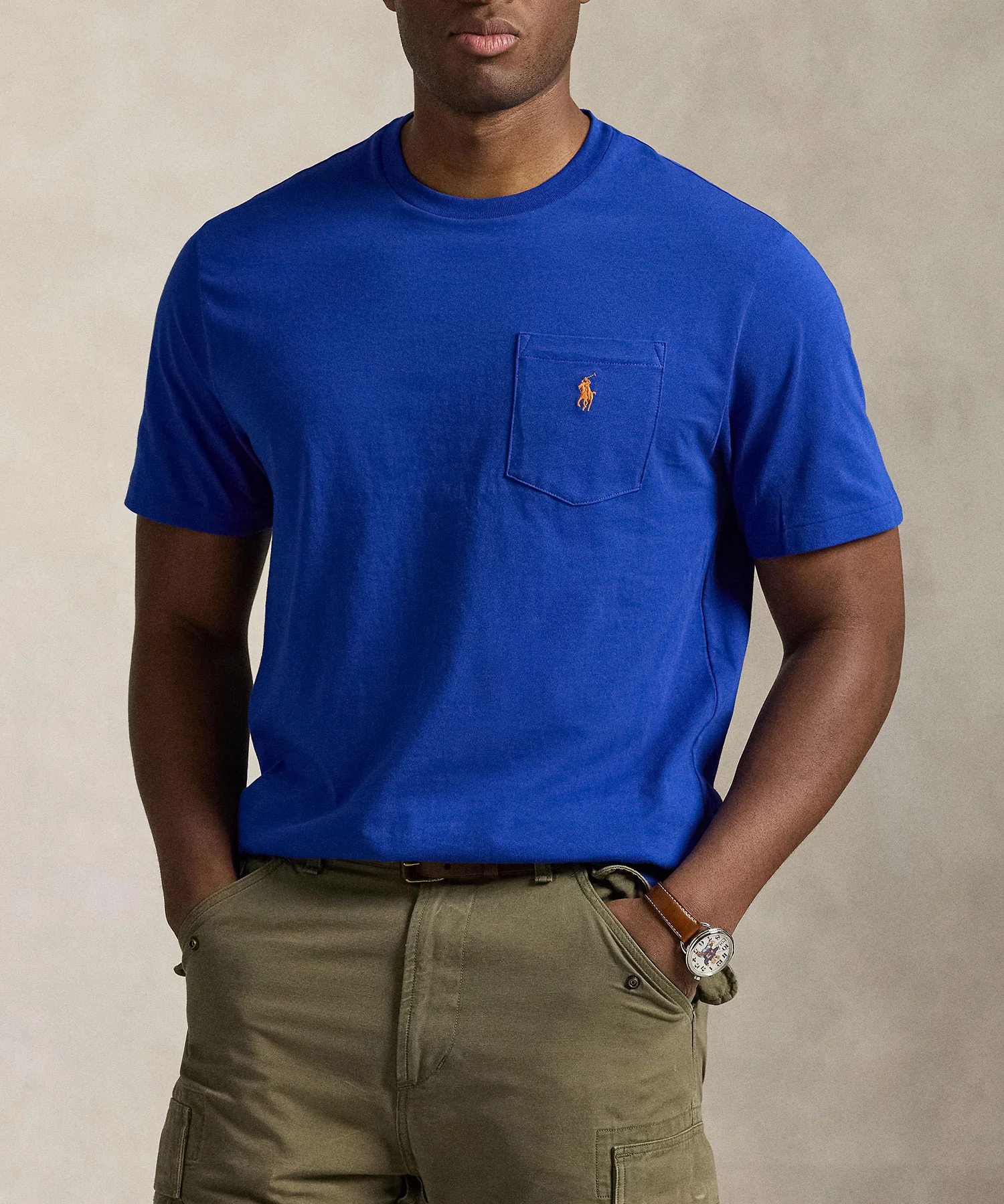 Polo Ralph Lauren Short Sleeve Solid Pocket Crewneck Tee Shirt - Image 25
