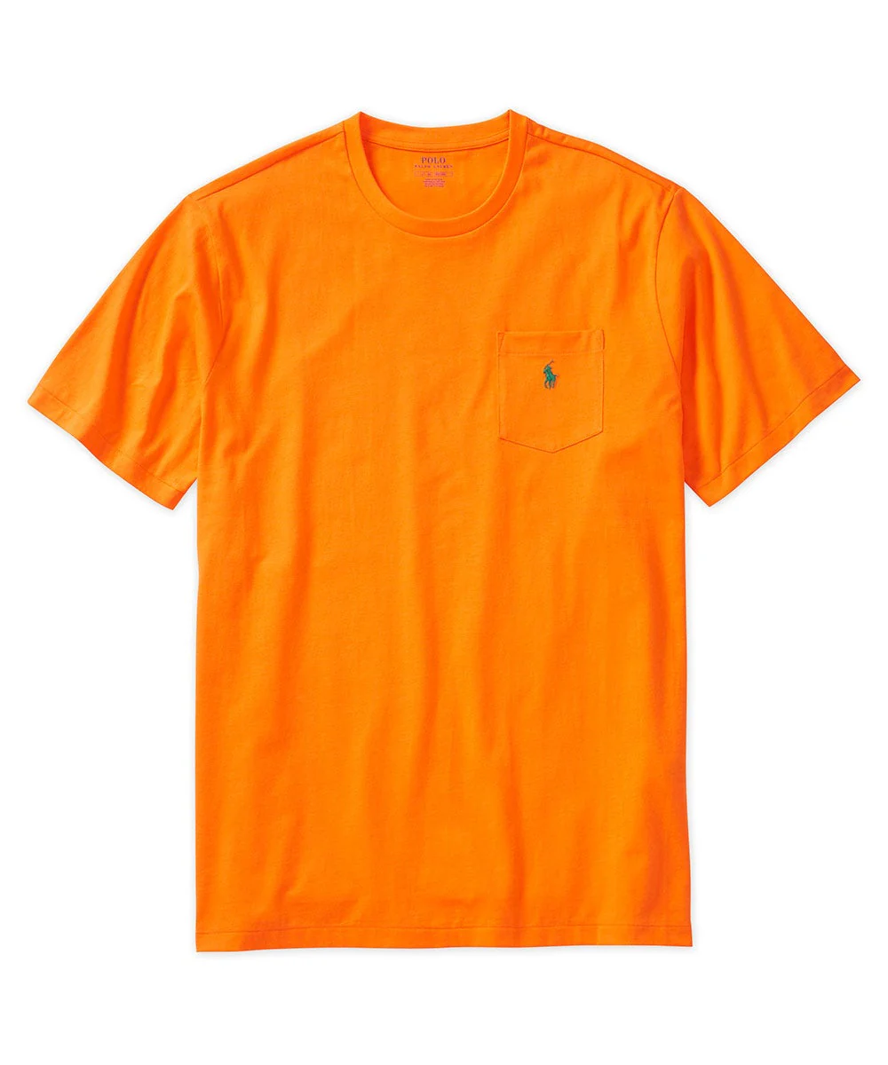Polo Ralph Lauren Short Sleeve Solid Pocket Crewneck Tee Shirt - Image 20