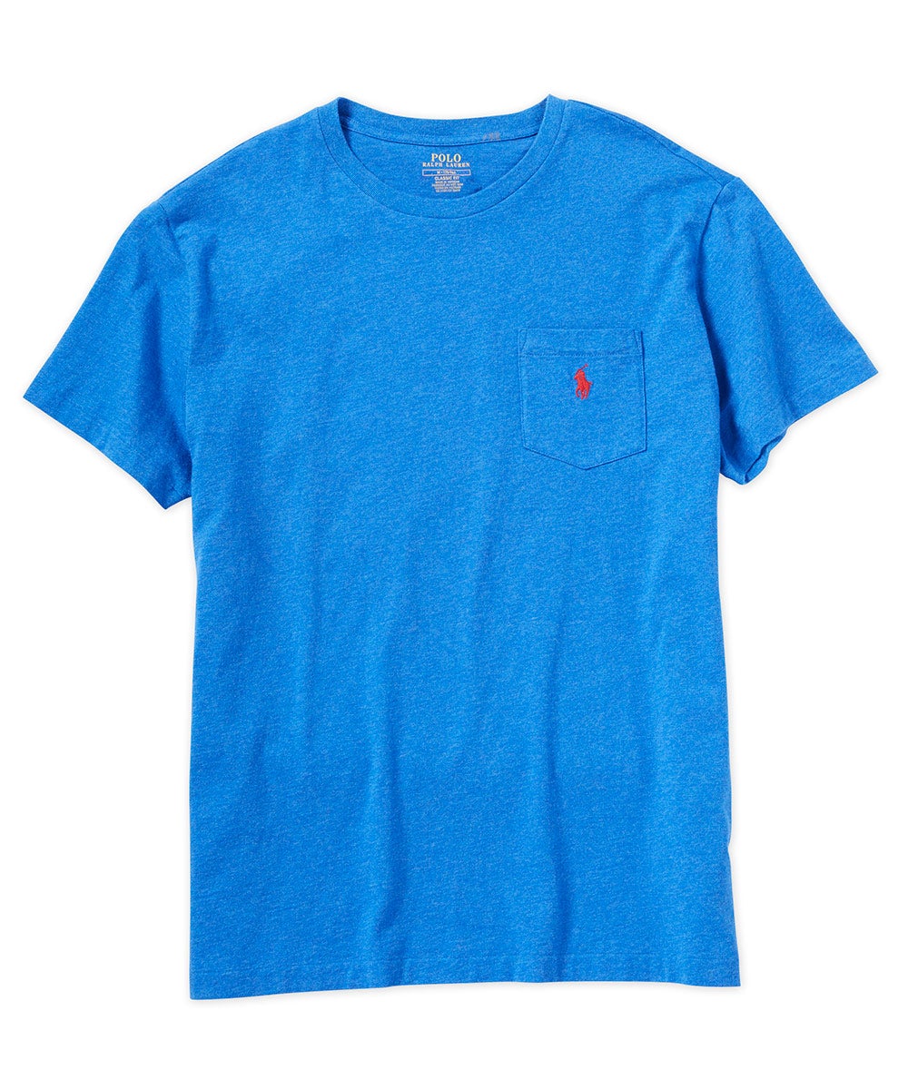 Polo Ralph Lauren Short Sleeve Solid Pocket Crewneck Tee Shirt - Image 10