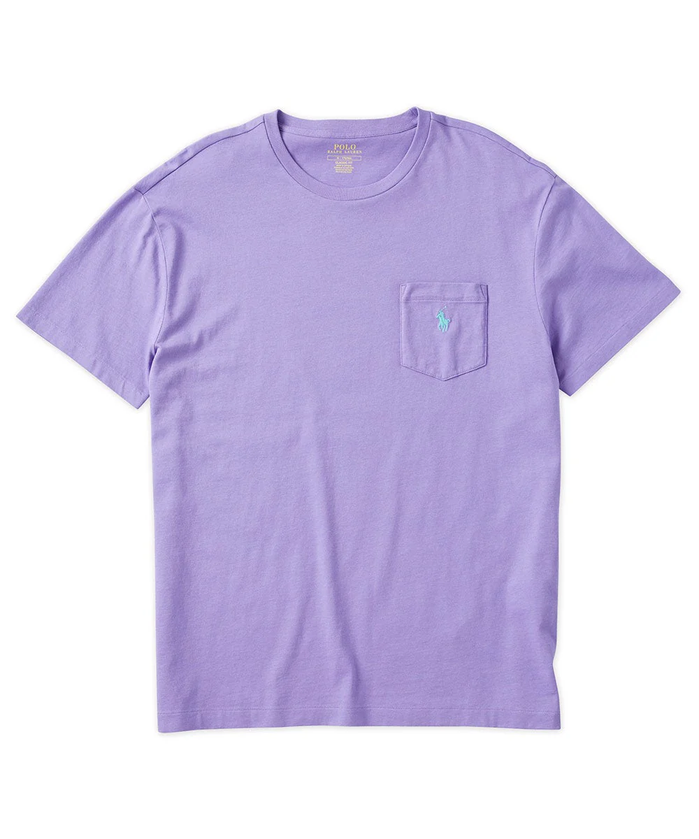 Polo Ralph Lauren Short Sleeve Solid Pocket Crewneck Tee Shirt - Image 13