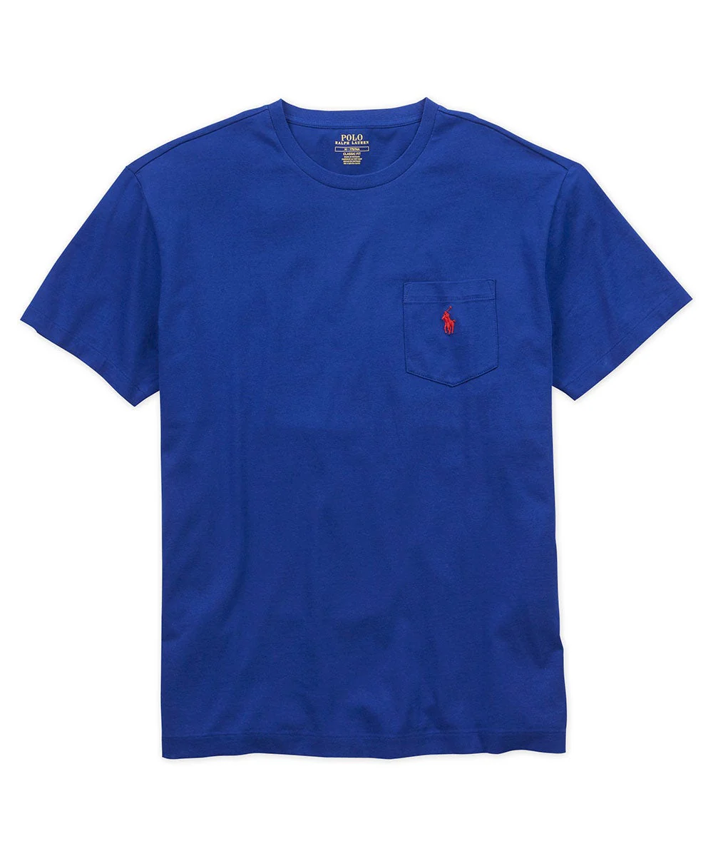 Polo Ralph Lauren Short Sleeve Solid Pocket Crewneck Tee Shirt - Image 14