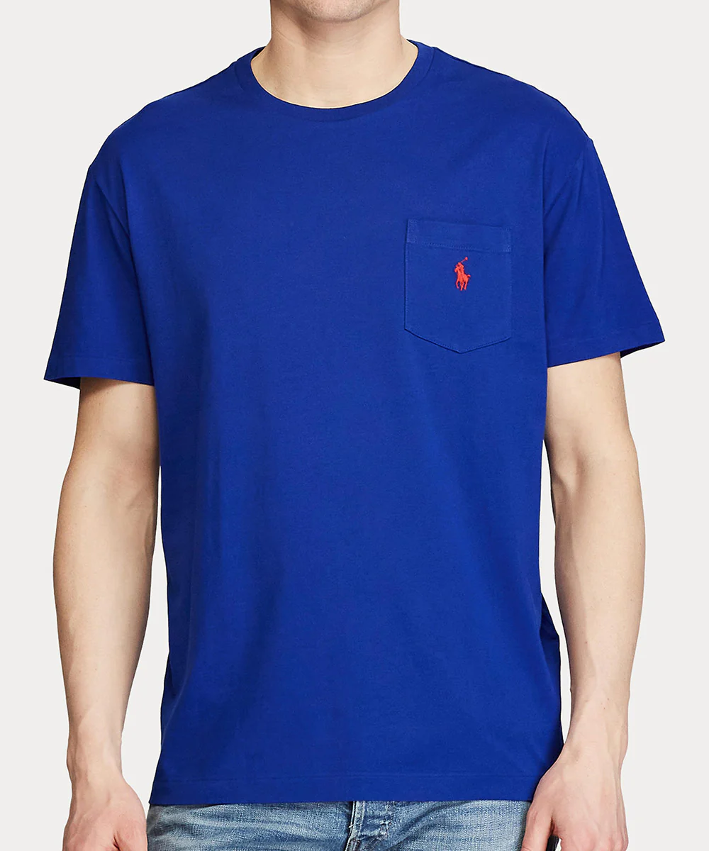 Polo Ralph Lauren Short Sleeve Solid Pocket Crewneck Tee Shirt - Image 15