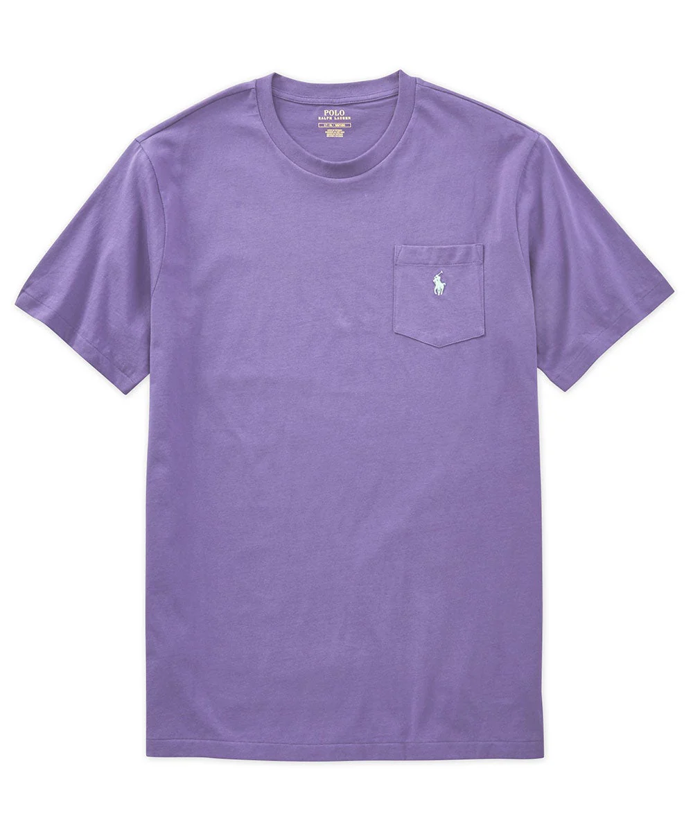 Polo Ralph Lauren Short Sleeve Solid Pocket Crewneck Tee Shirt - Image 17
