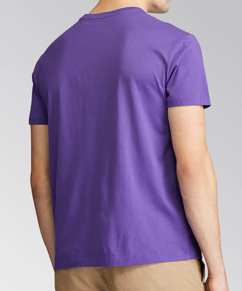 Polo Ralph Lauren Short Sleeve Solid Pocket Crewneck Tee Shirt - Image 7